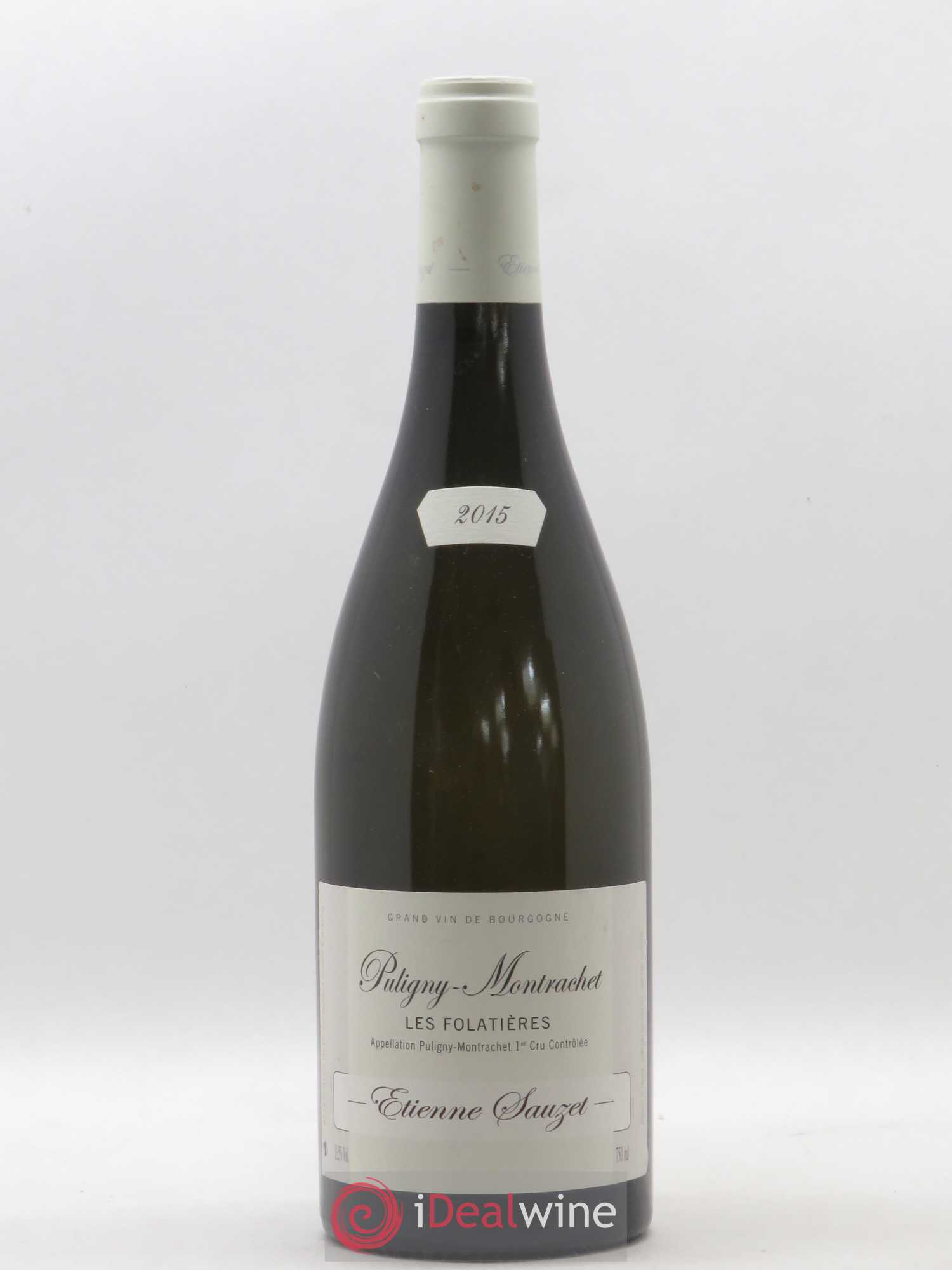Puligny-Montrachet 1er Cru Les Folatières Etienne Sauzet 2015 - Lot de 1 bouteille - 0