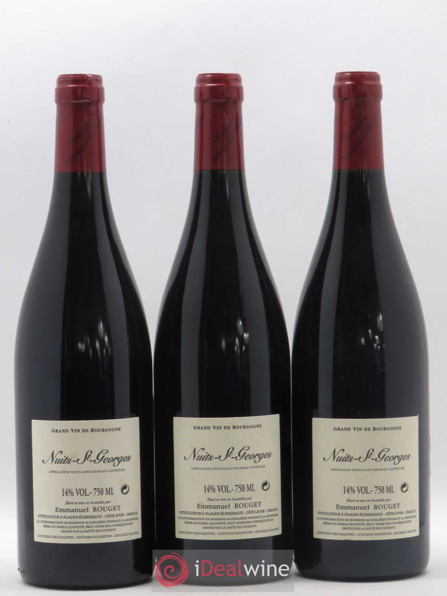 Nuits-Saint-Georges Emmanuel Rouget 2015 - Lot de 3 bouteilles - 1