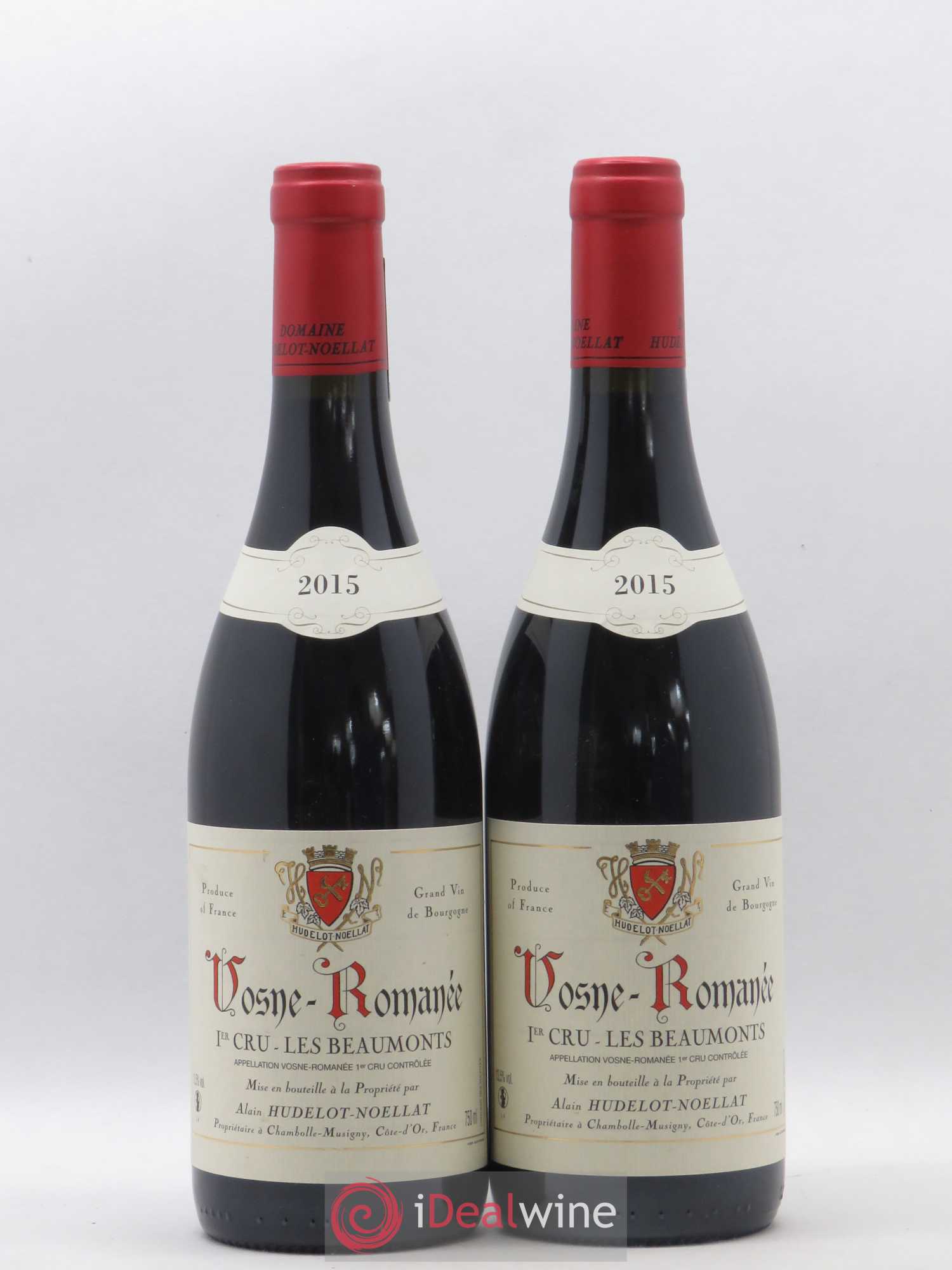 Vosne-Romanée 1er Cru Les Beaumonts Hudelot-Noëllat 2015 - Lot de 2 bouteilles - 0
