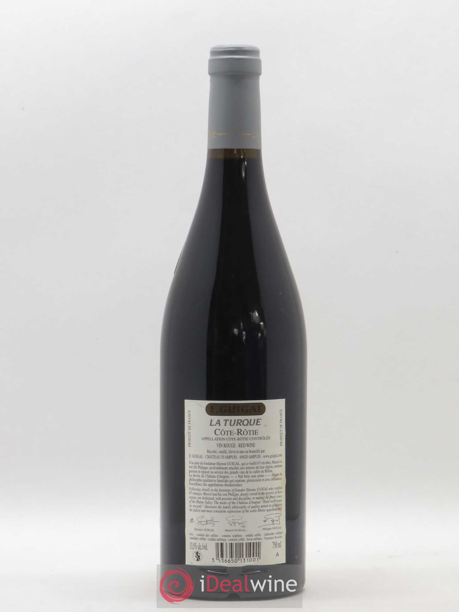 Côte-Rôtie La Turque Guigal 2012 - Lot de 1 bouteille - 1