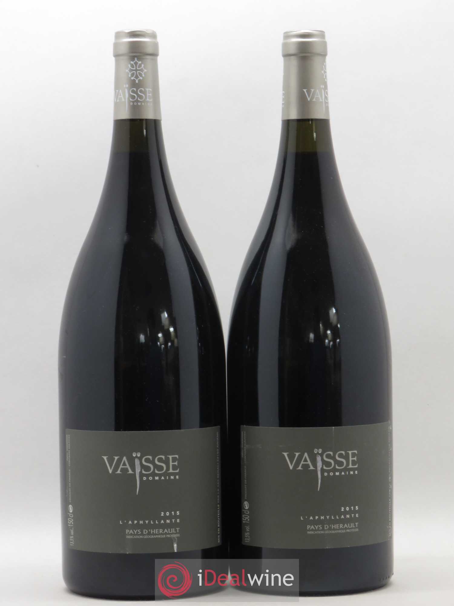 Pays d'Hérault L'Aphyllante Vaisse (Domaine) 2015 - Lot de 2 magnums - 0