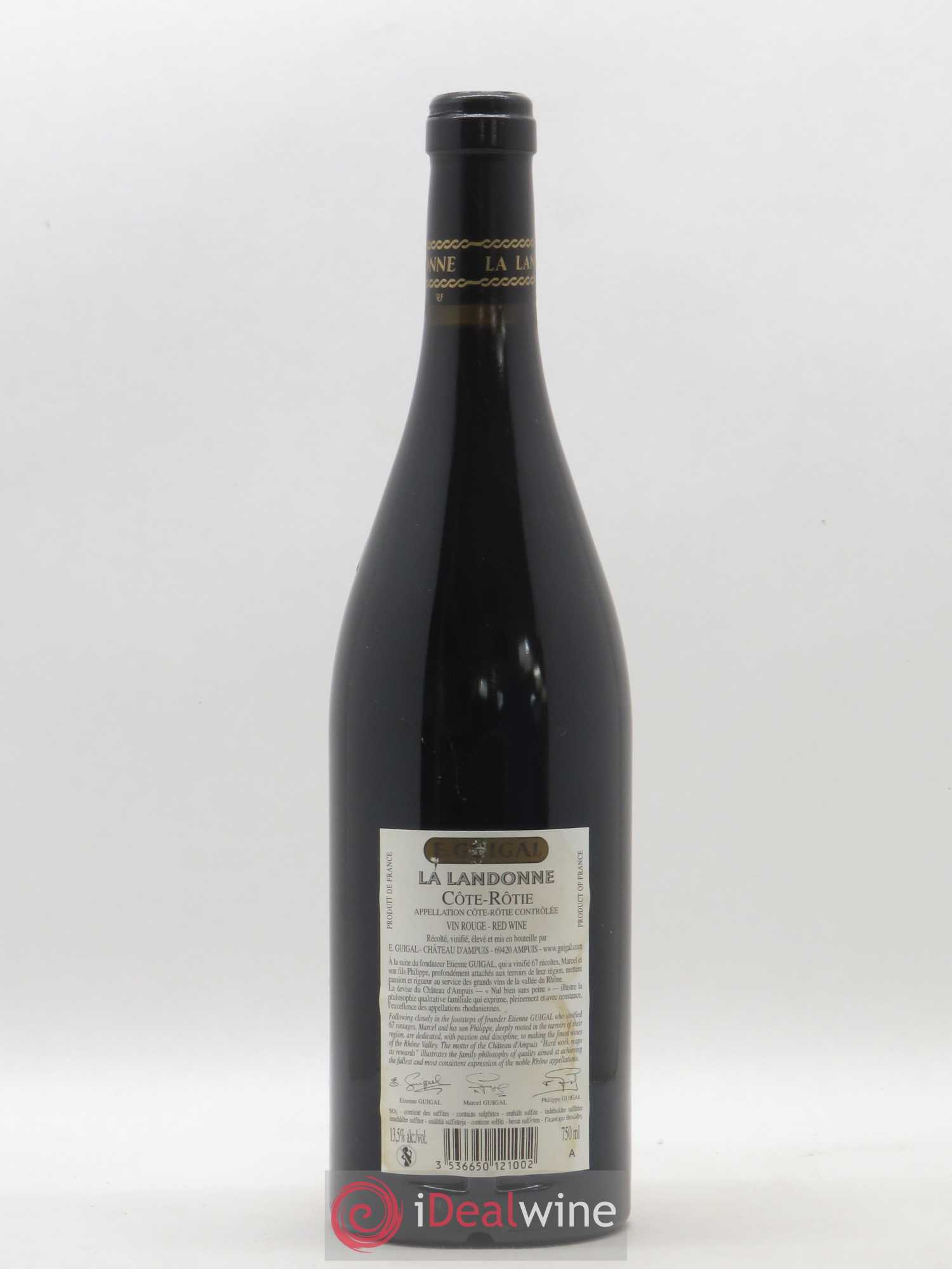 Côte-Rôtie La Landonne Guigal 2012 - Lot de 1 bouteille - 1