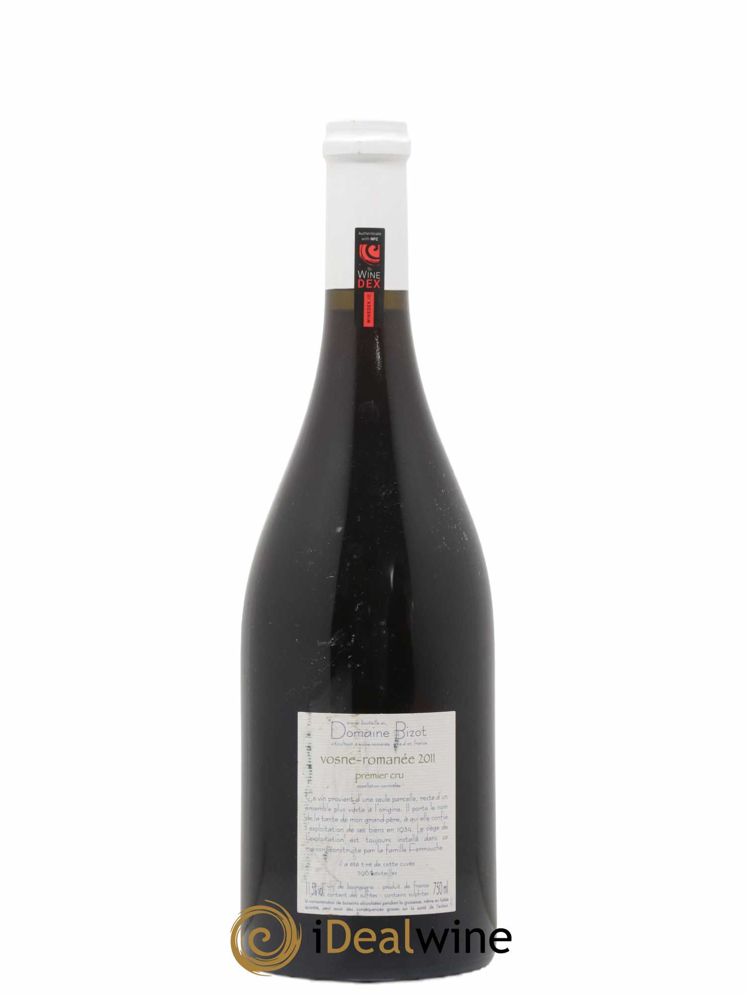 Vosne-Romanée 1er Cru Elise Fermouche Bizot (Domaine) 2011 - Lot de 1 bouteille - 1