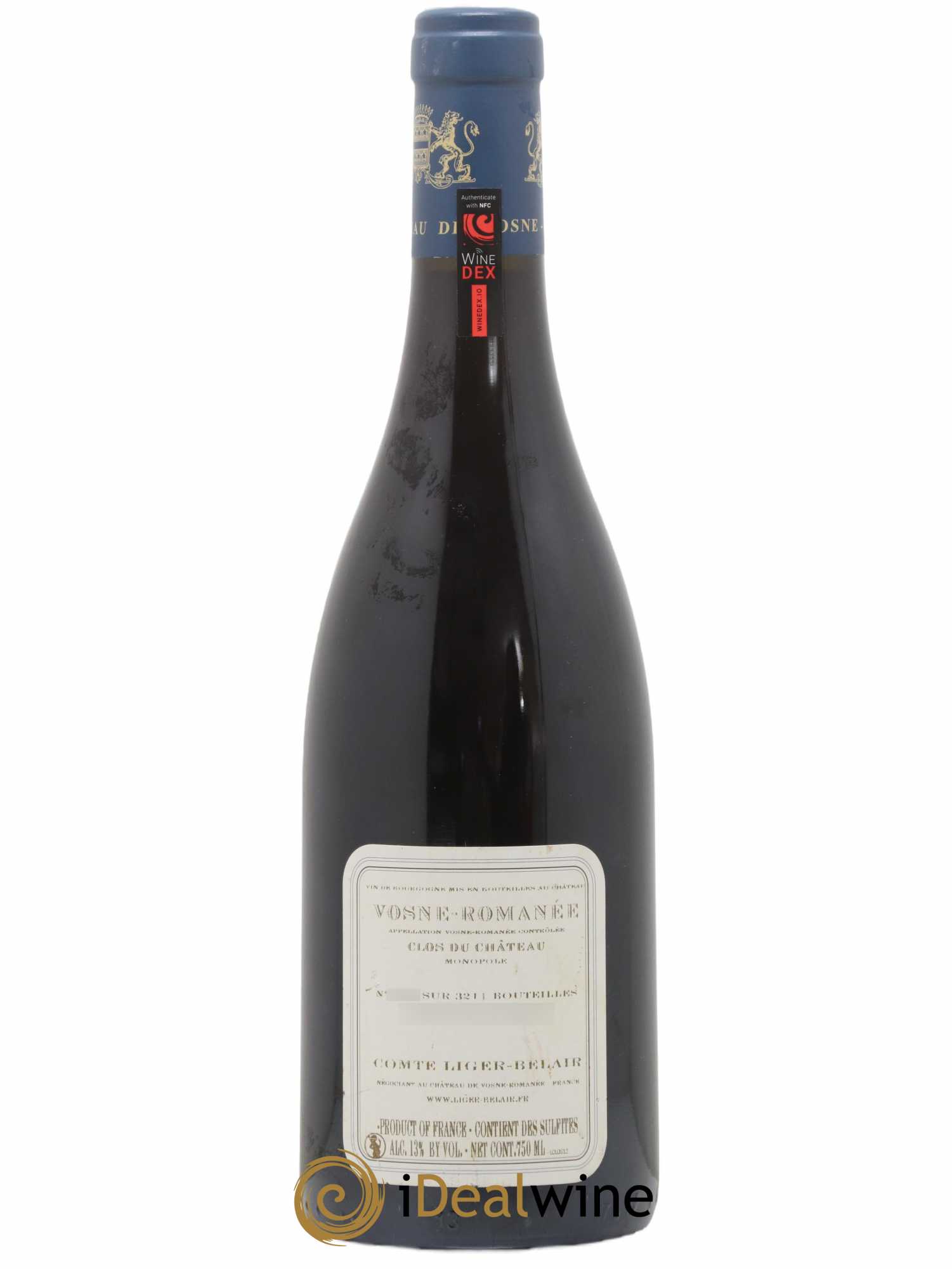 Vosne-Romanée Clos du Château Comte Liger-Belair (Domaine du) 2012 - Lot de 1 bouteille - 1