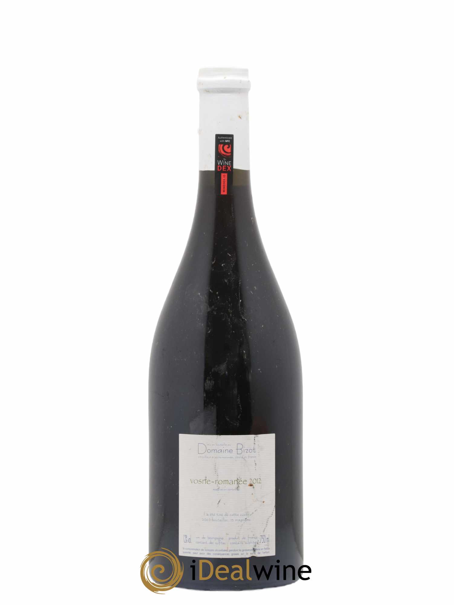 Vosne-Romanée Bizot (Domaine) 2012 - Lot de 1 bouteille - 1