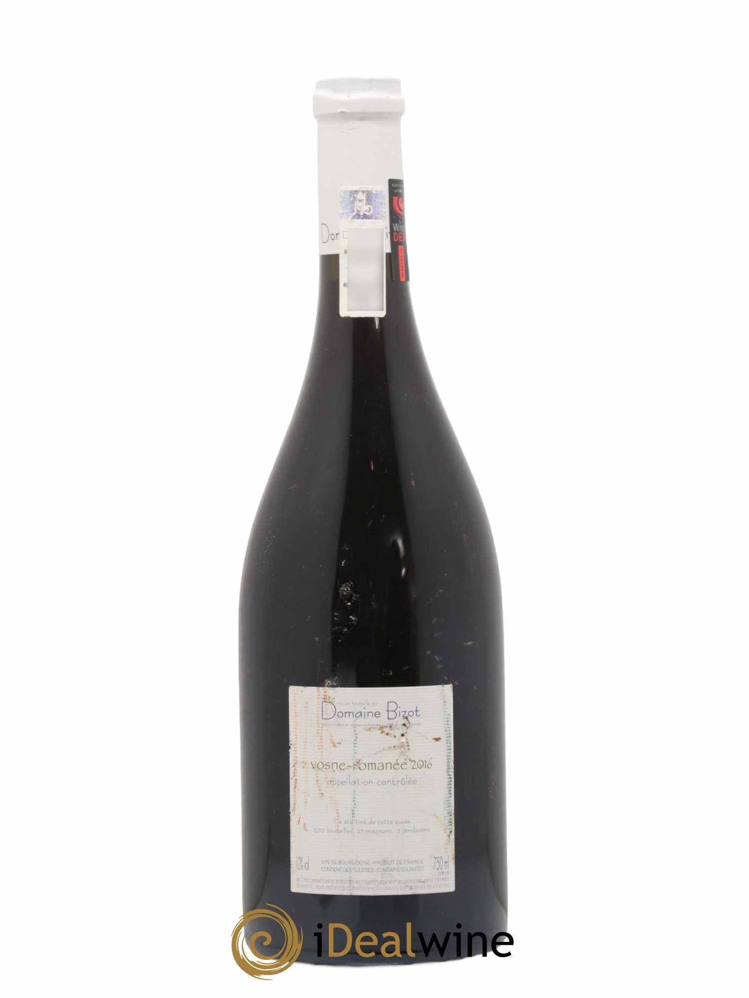 Vosne-Romanée Bizot (Domaine) 2016 - Lot de 1 bouteille - 1