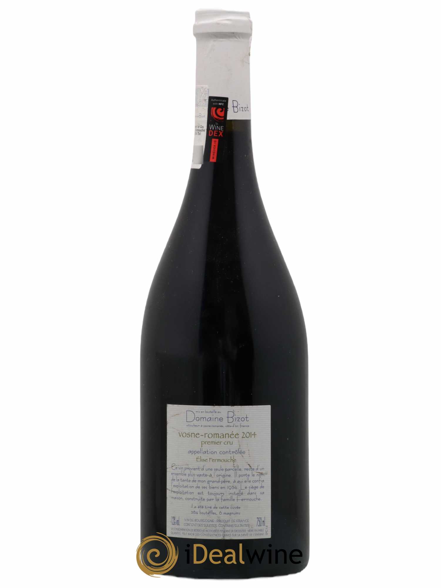 Vosne-Romanée 1er Cru Elise Fermouche Bizot (Domaine) 2014 - Lot de 1 bouteille - 1