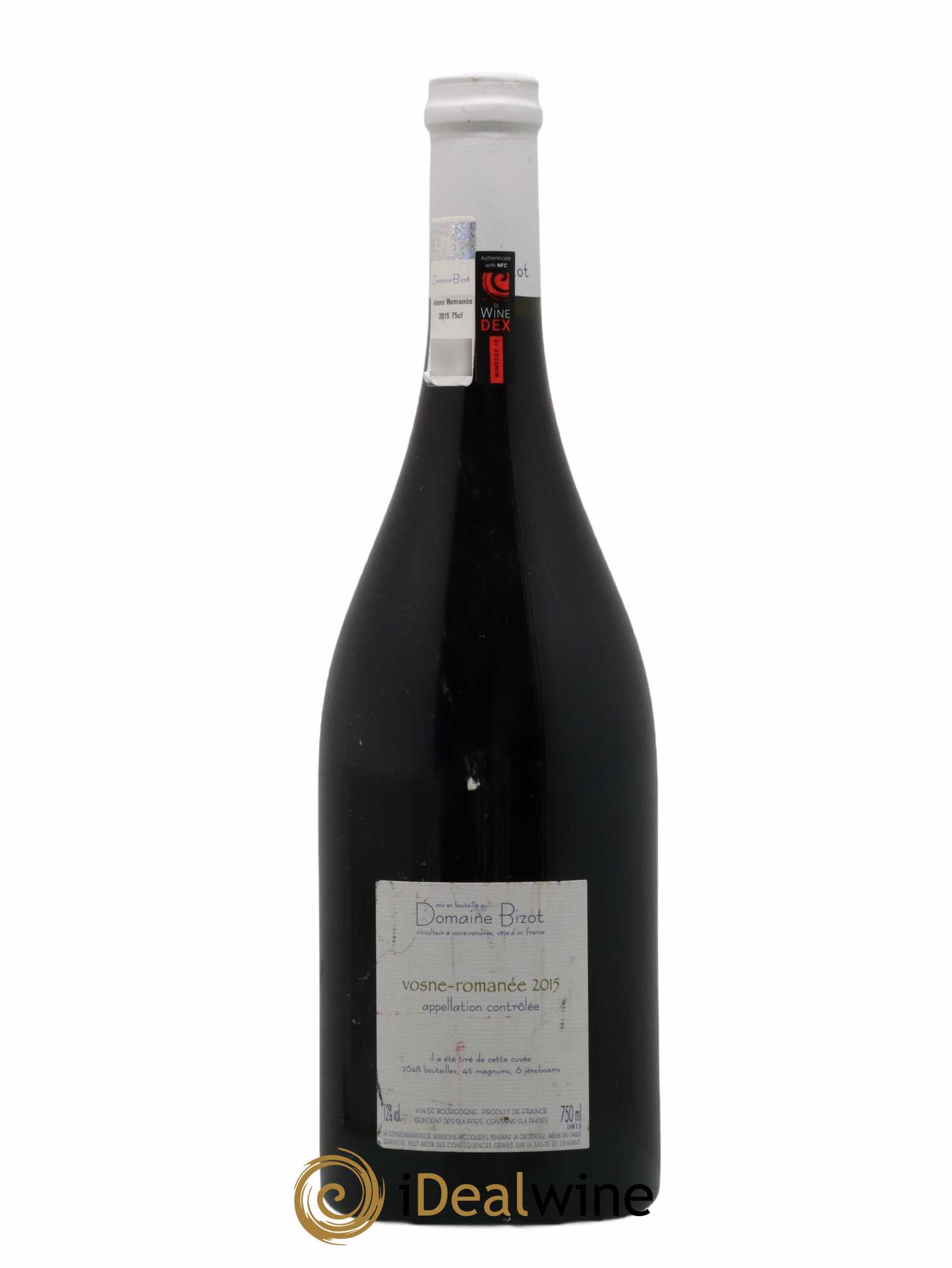 Vosne-Romanée Bizot (Domaine) 2015 - Lot of 1 bottle - 1