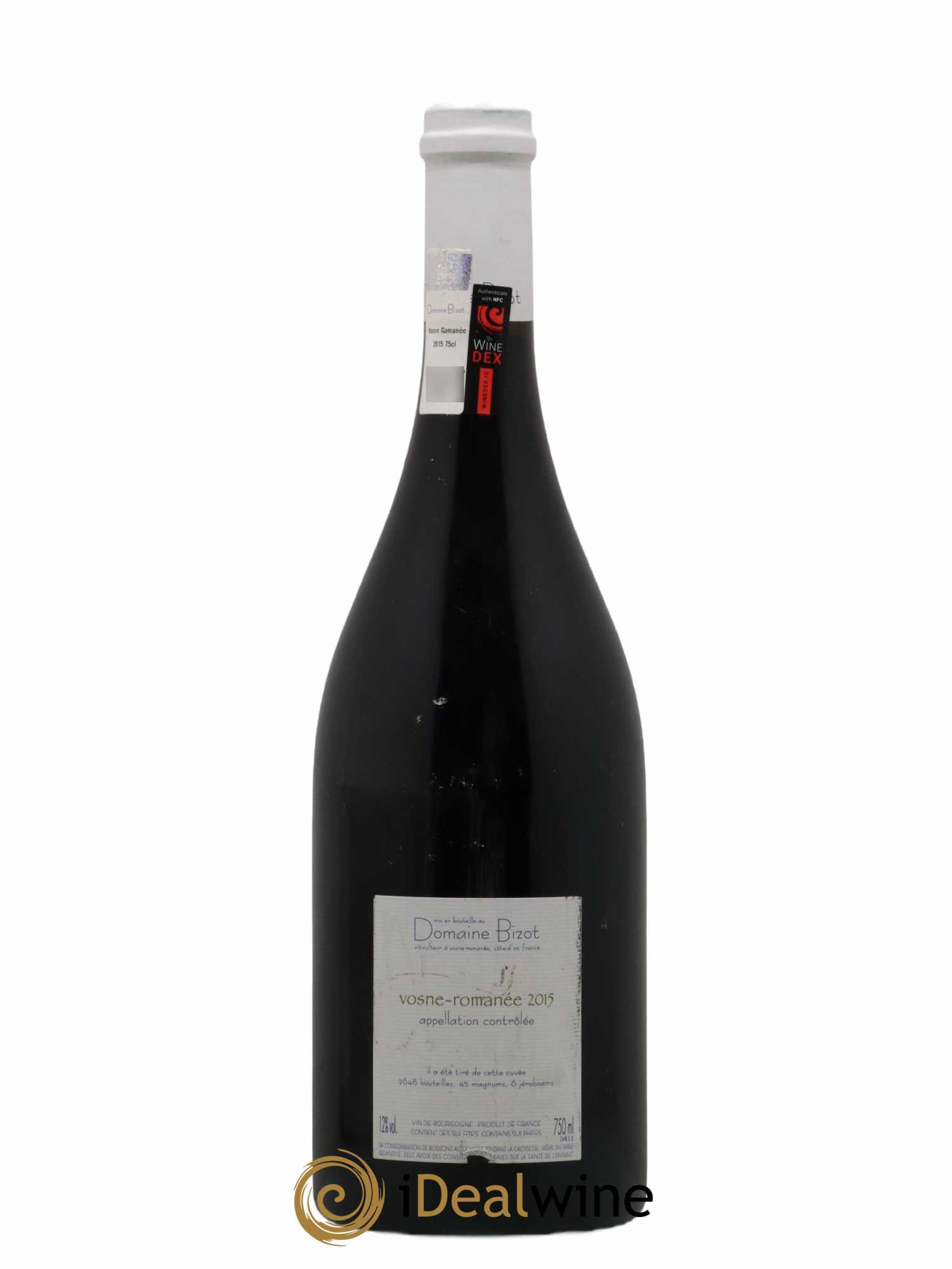 Vosne-Romanée Bizot (Domaine) 2015 - Lot of 1 bottle - 1