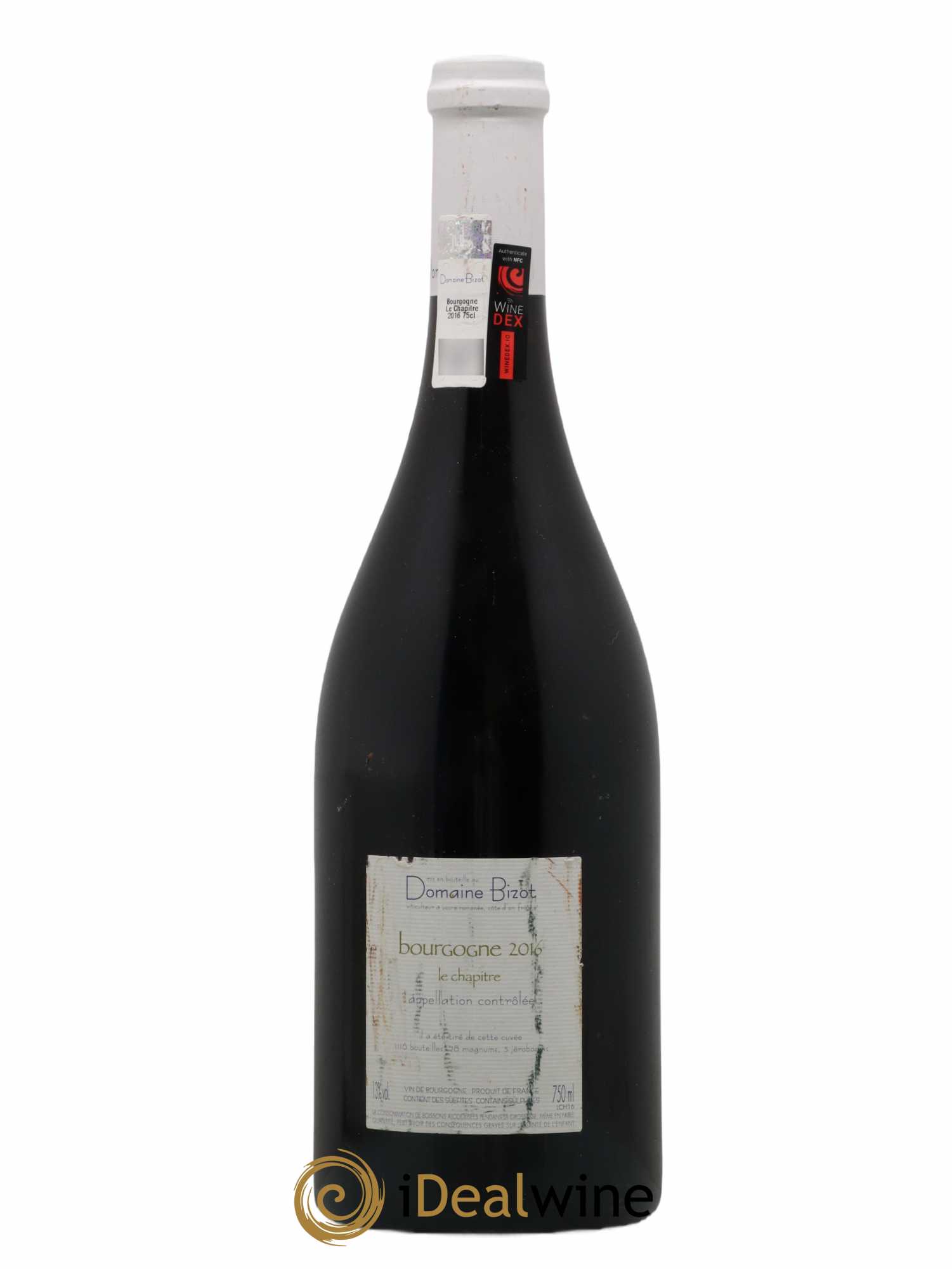 Bourgogne Le Chapitre Bizot (Domaine) 2016 - Lot of 1 bottle - 1