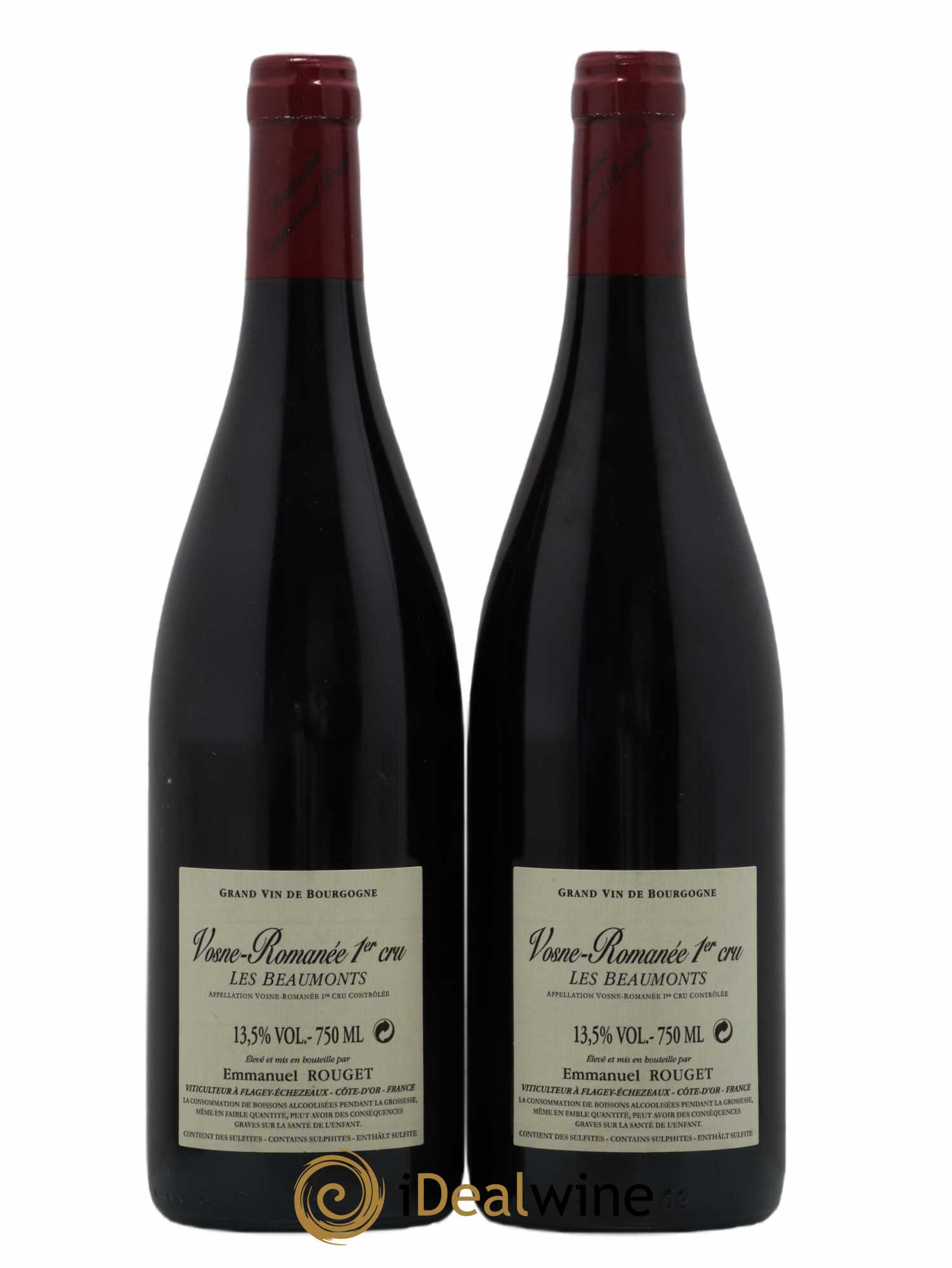 Vosne-Romanée 1er Cru Les Beaumonts Emmanuel Rouget 2014 - Lot de 2 bouteilles - 1