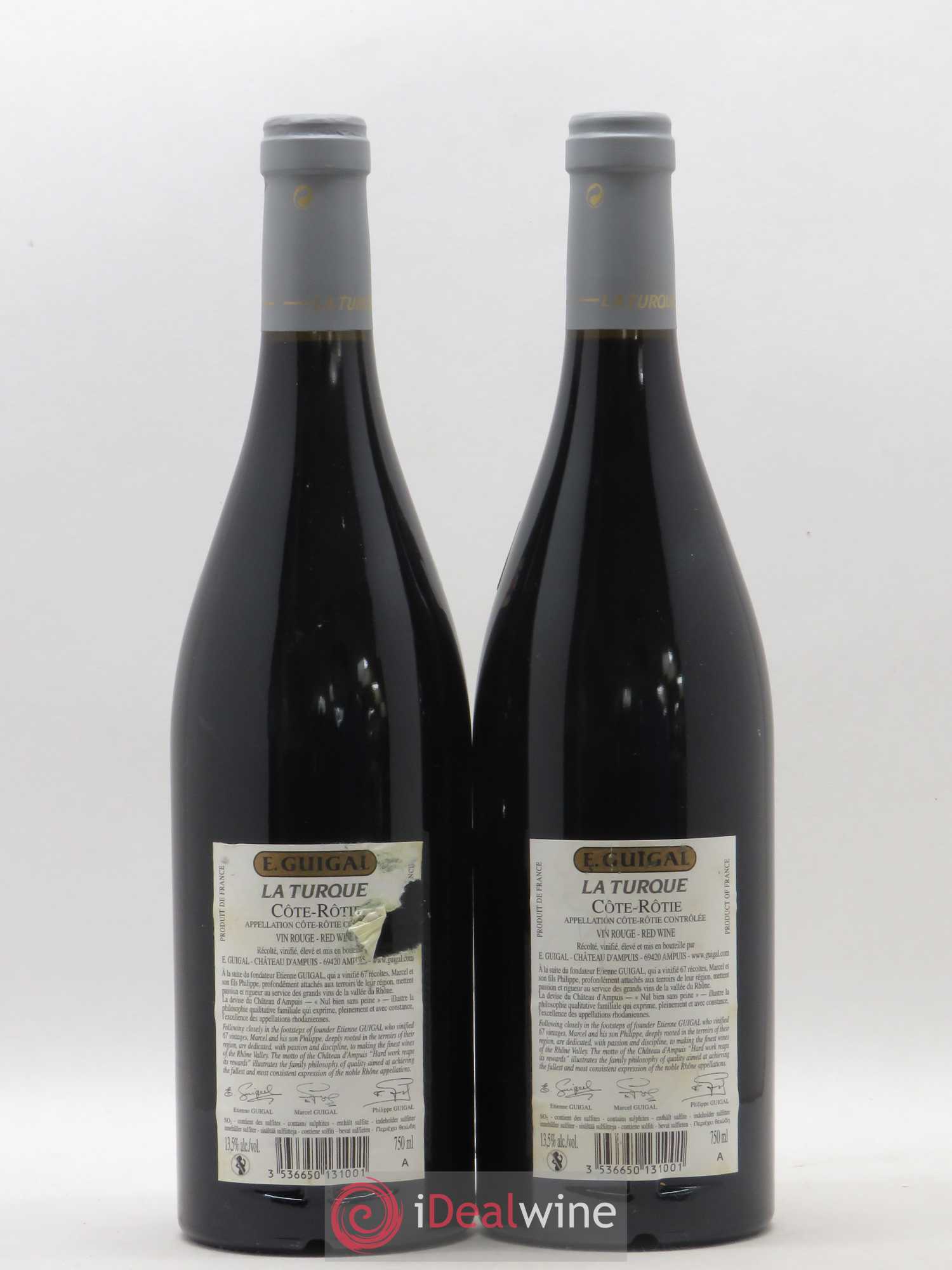 Côte-Rôtie La Turque Guigal 2013 - Lot de 2 bouteilles - 1