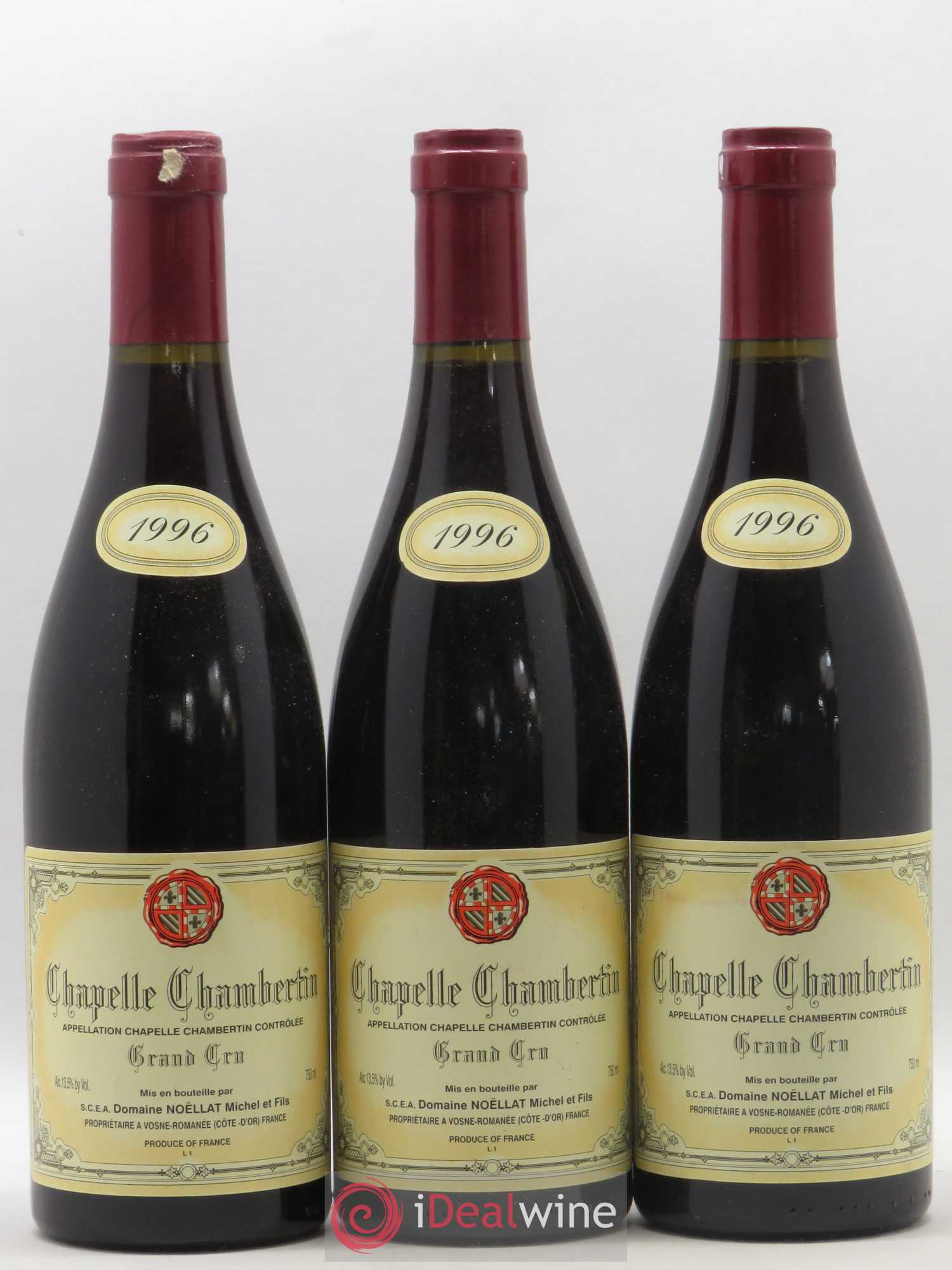 Chapelle-Chambertin Grand Cru Michel Noëllat 1996 - Posten von 3 Flaschen - 0