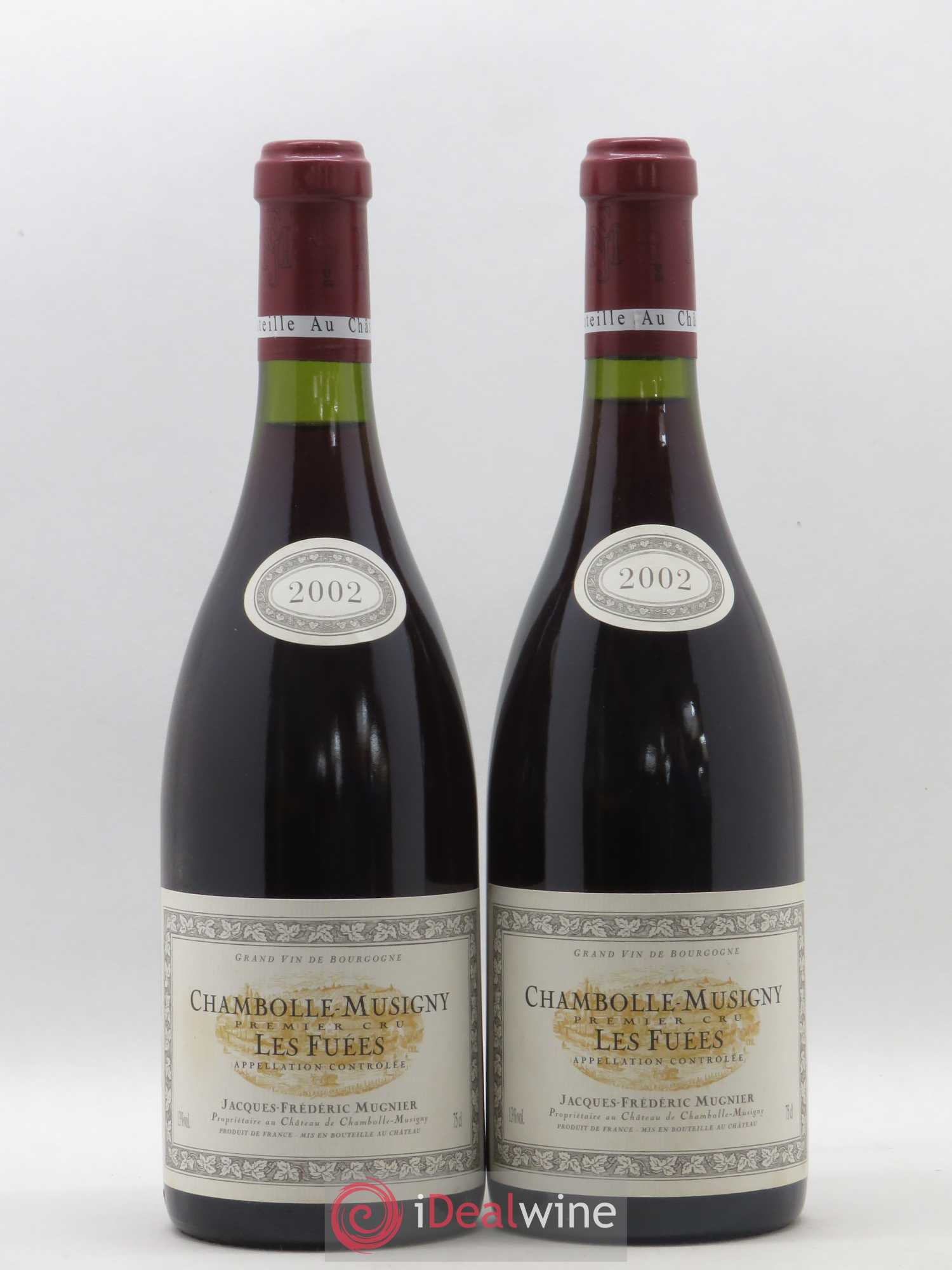 Chambolle-Musigny 1er Cru Les Fuées Jacques-Frédéric Mugnier 2002 - Lot de 2 bouteilles - 0
