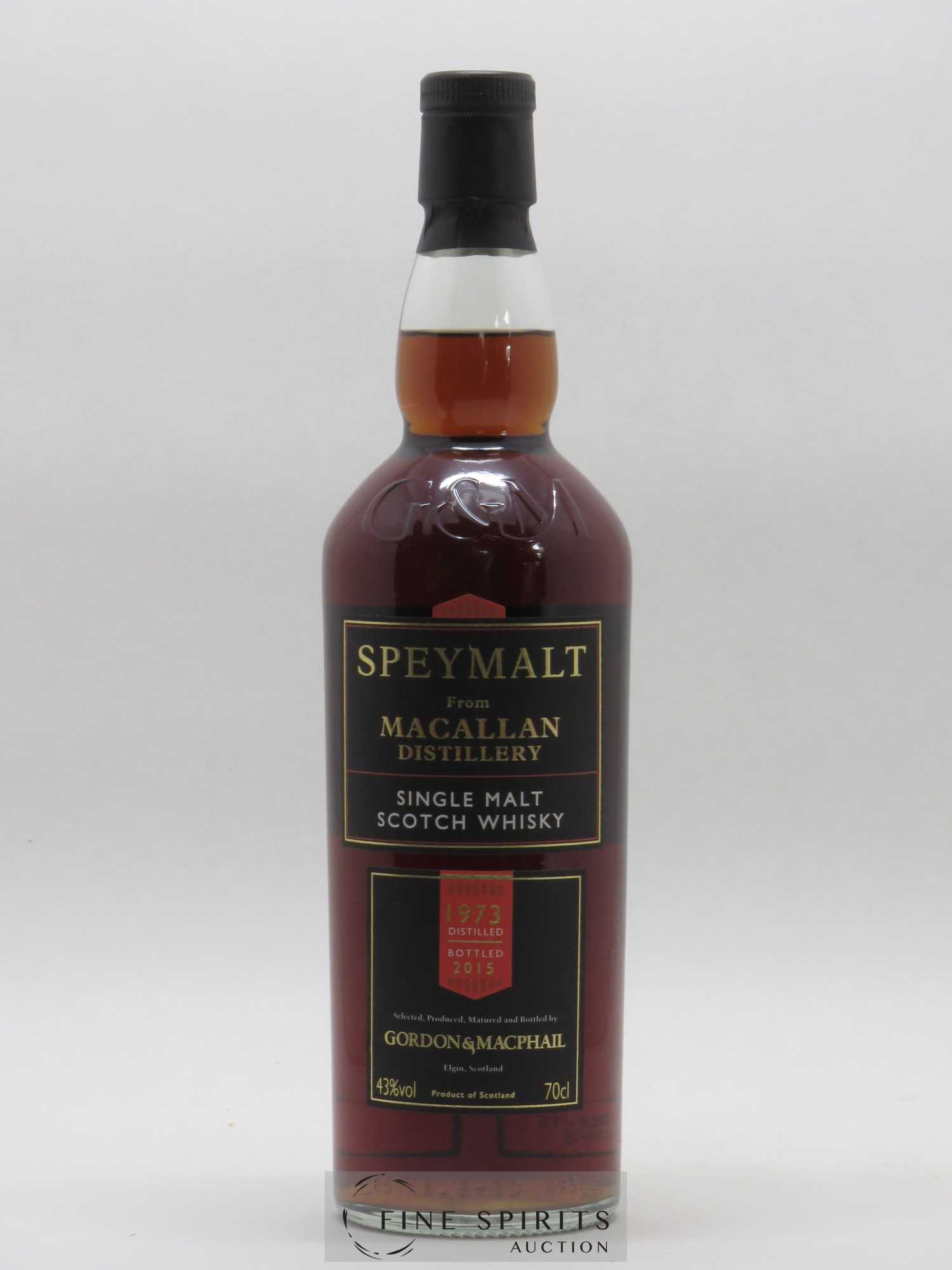 Speymalt From Macallan 1973 Gordon & MacPhail bottled 2015 Speymalt - Lot of 1 bottle - 1