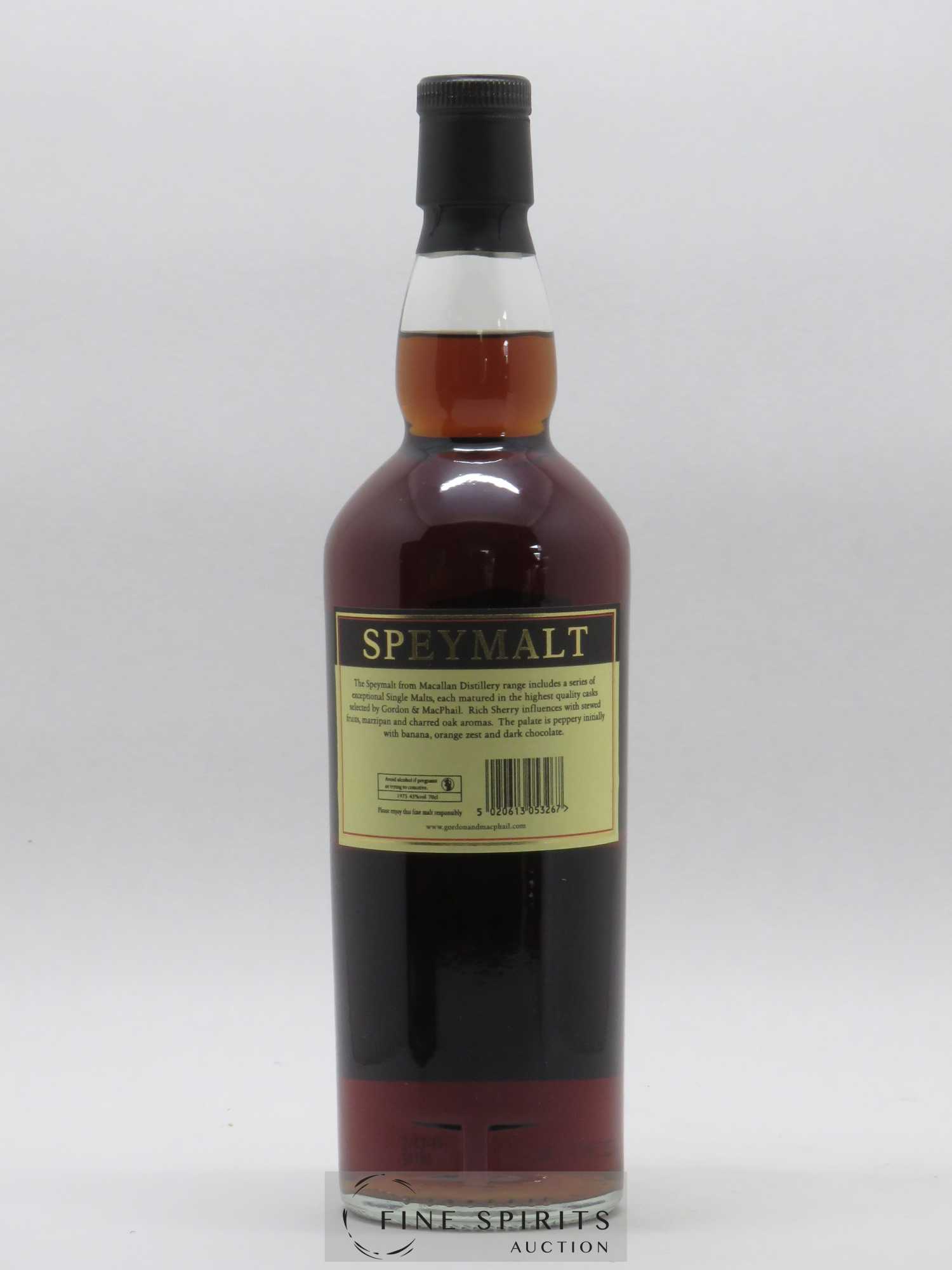 Speymalt From Macallan 1973 Gordon & MacPhail bottled 2015 Speymalt - Lot of 1 bottle - 2