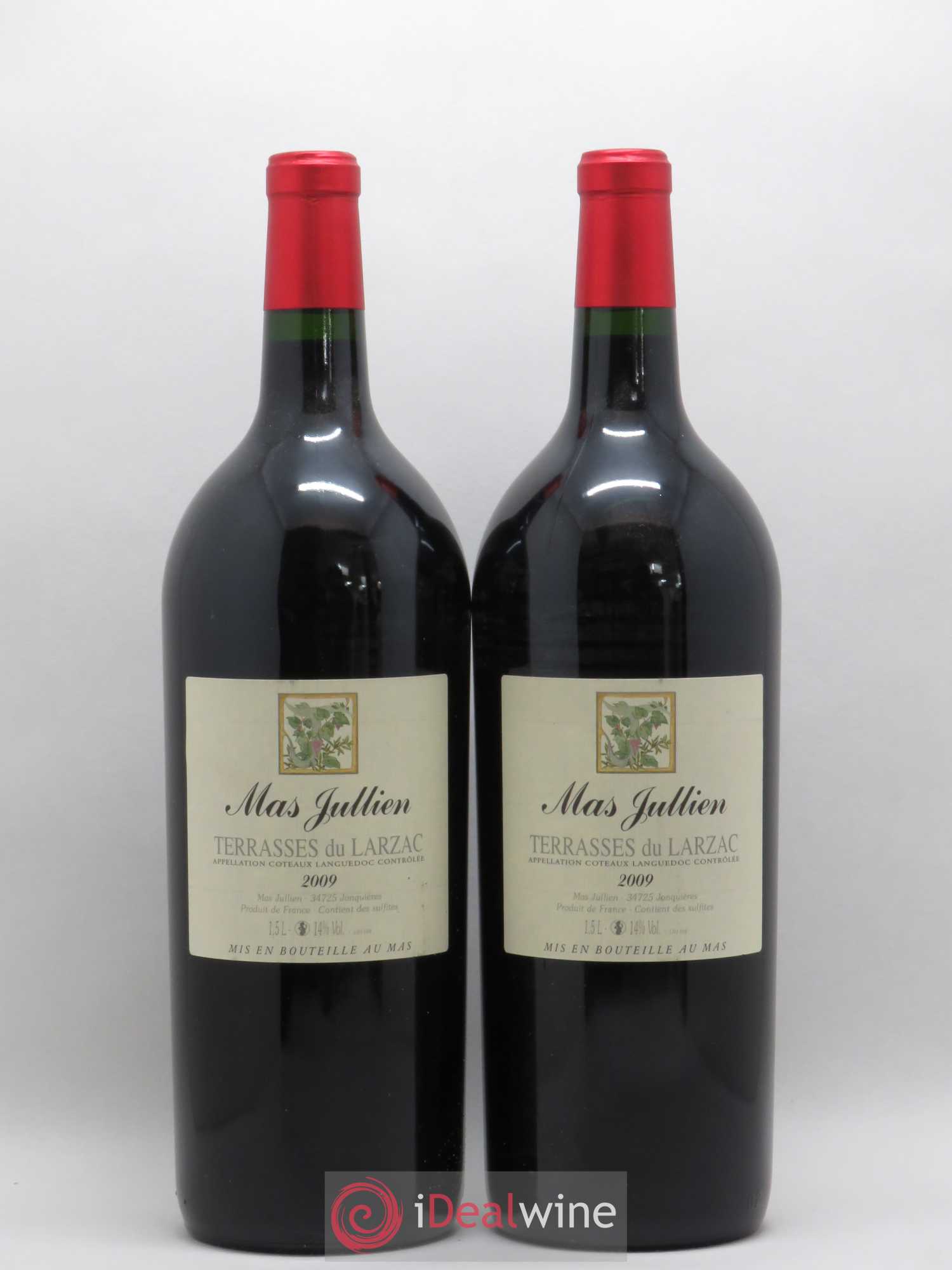 Terrasses du Larzac Mas Jullien Olivier Jullien 2009 - Lot de 2 magnums - 0