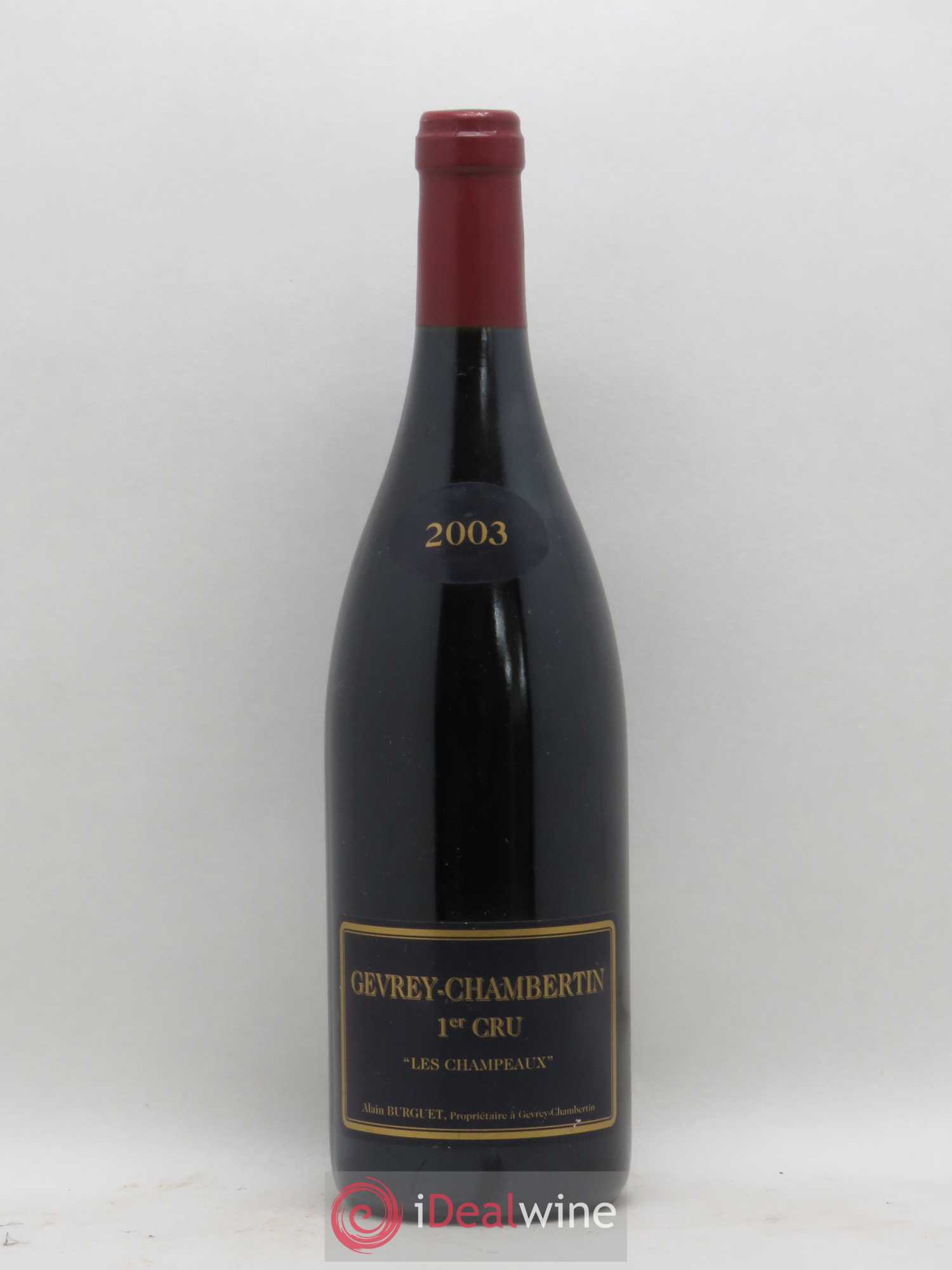Gevrey-Chambertin 1er Cru Les Champeaux Domaine Alain Burguet 2003 - Posten von 1 Flasche - 0