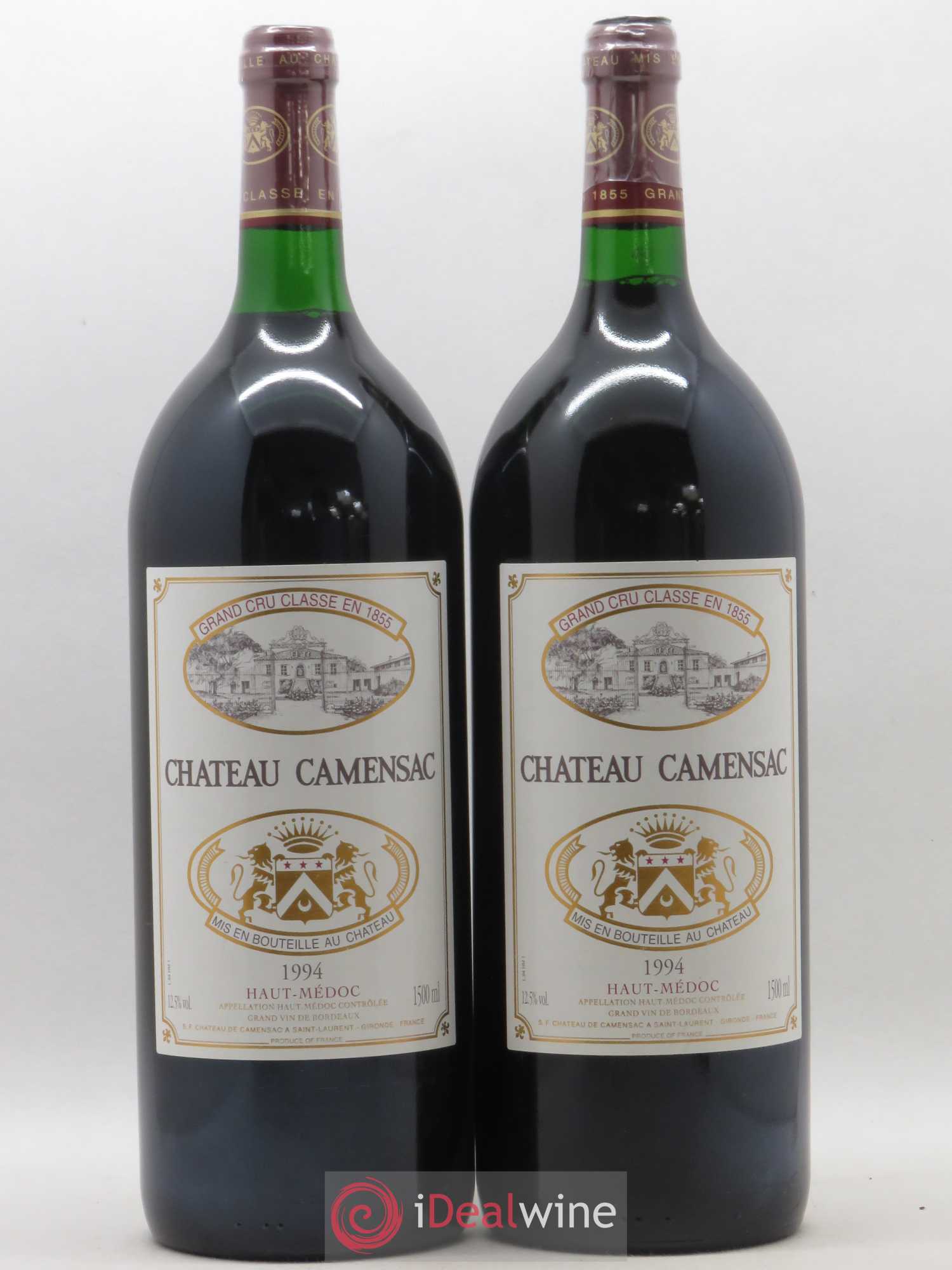 Château Camensac 5ème Grand Cru Classé 1994 - Lot de 2 magnums - 0