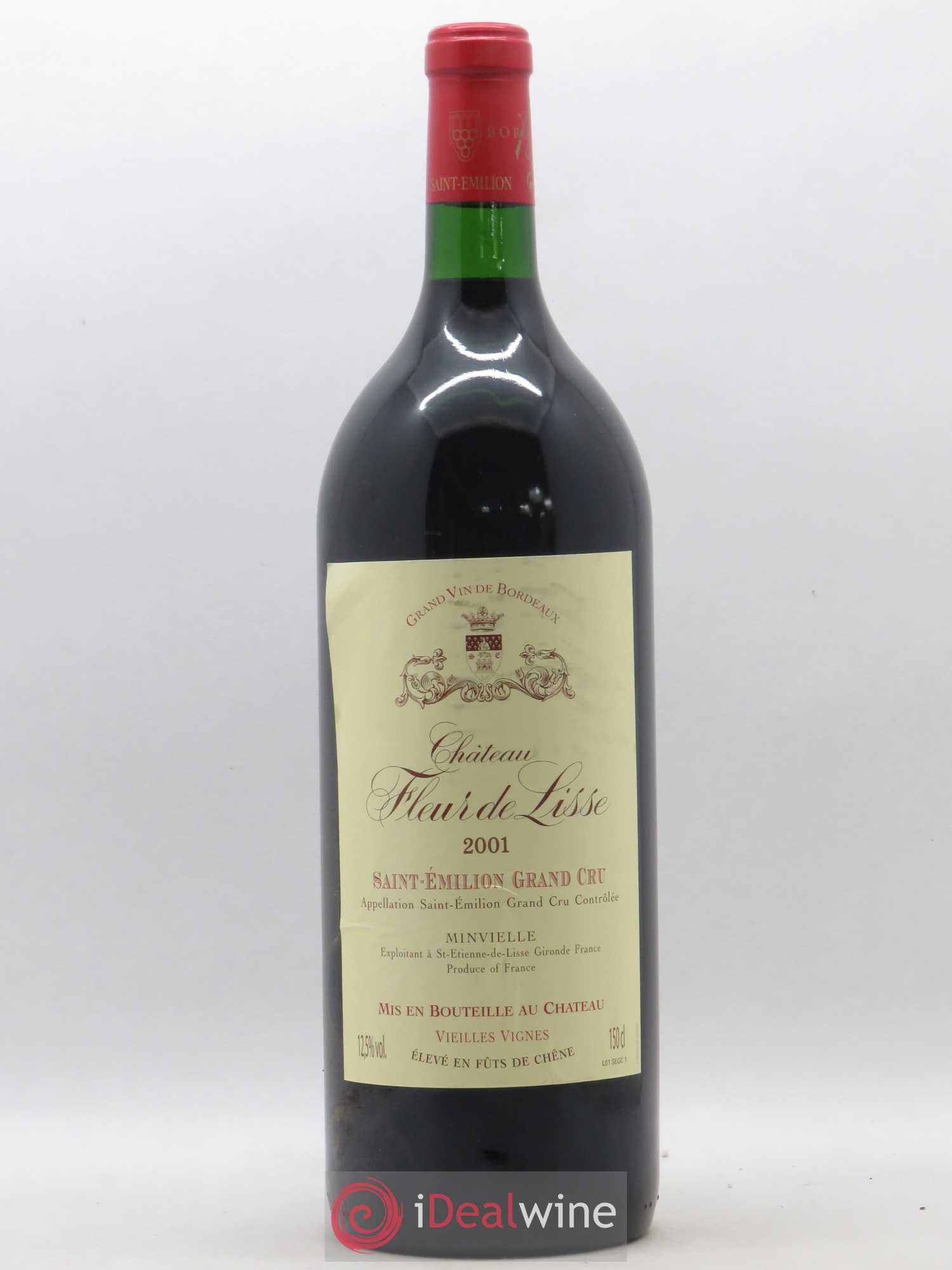 Saint-Émilion Grand Cru Château Fleur de Lisse 2001 - Posten von 1 Magnum - 0