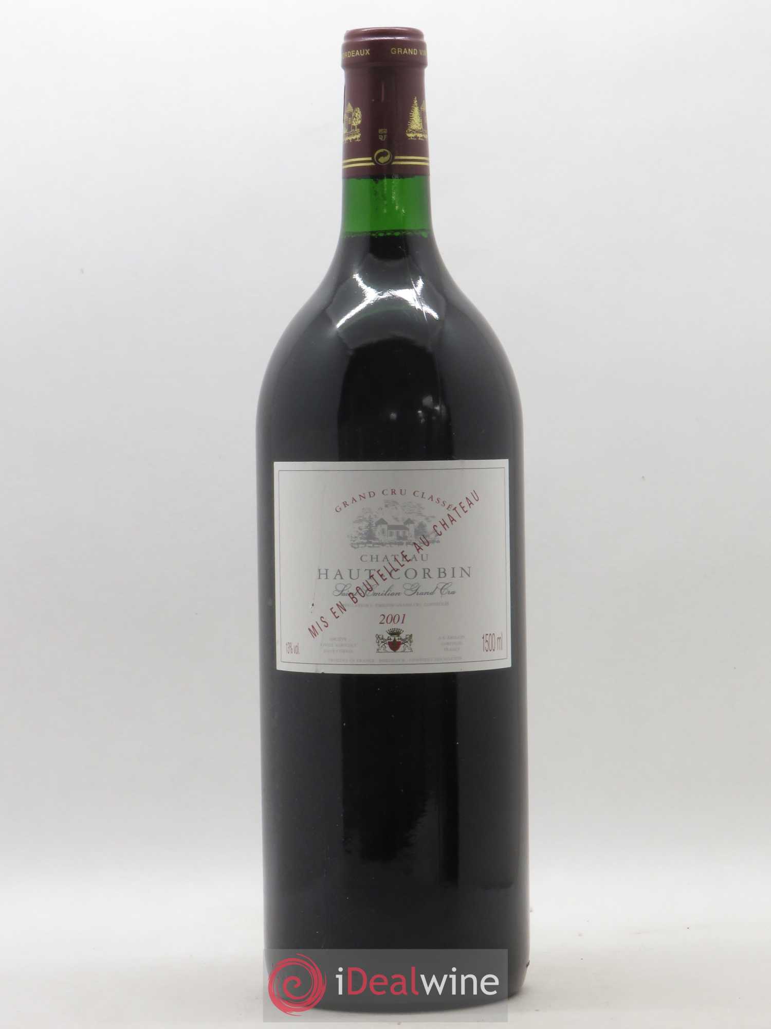 Château Haut Corbin Grand Cru 2001 - Lot de 1 magnum - 0