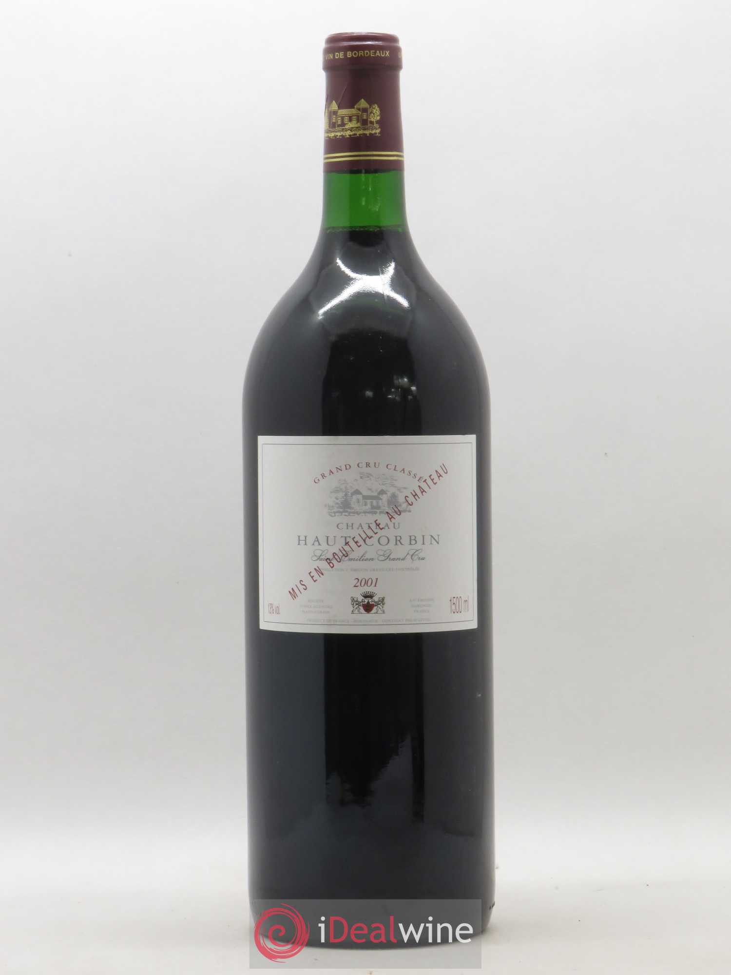 Château Haut Corbin Grand Cru 2001 - Lot de 1 magnum - 0