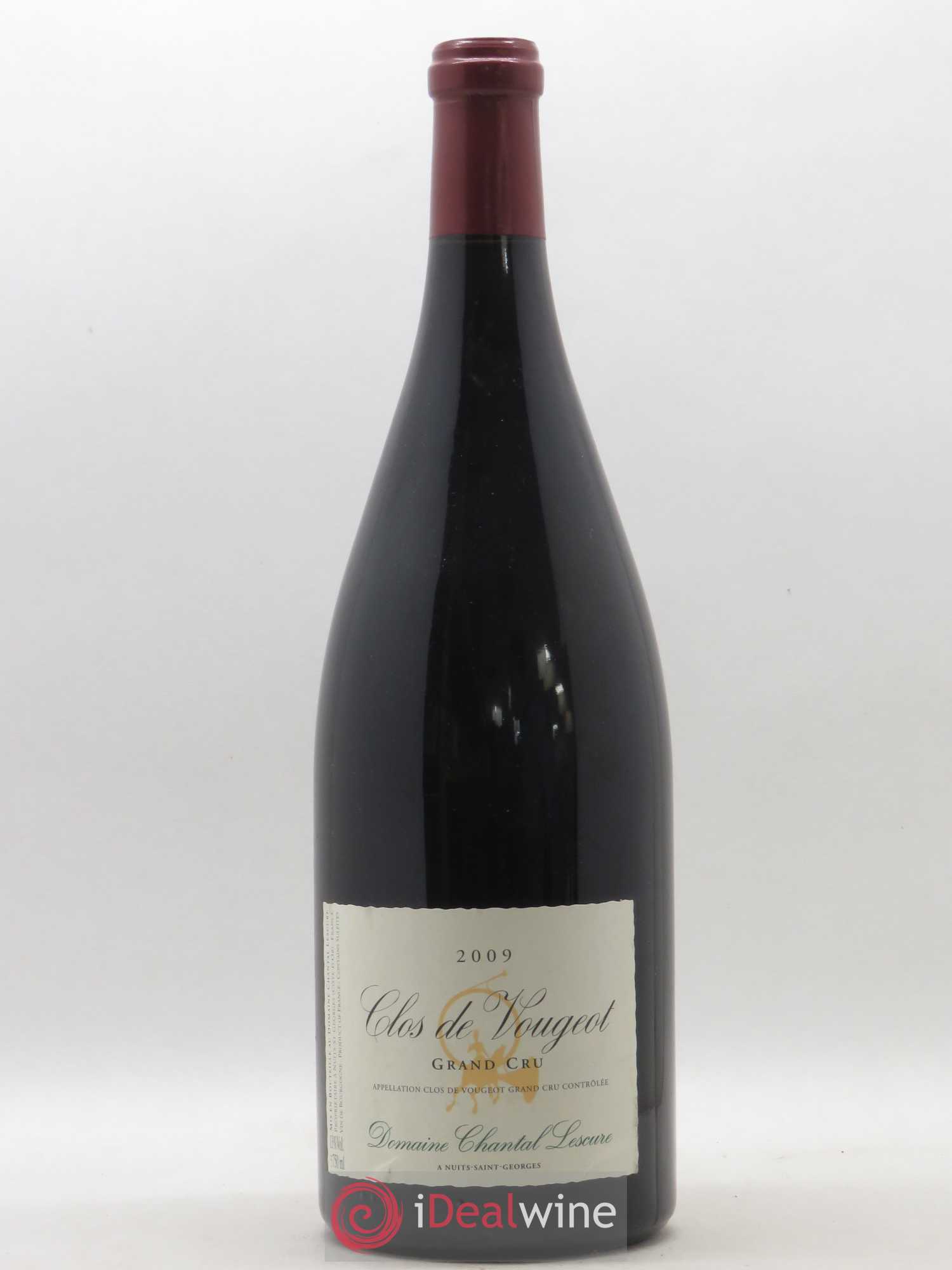Clos de Vougeot Grand Cru Chantal Lescure 2009 - Lot de 1 magnum - 0