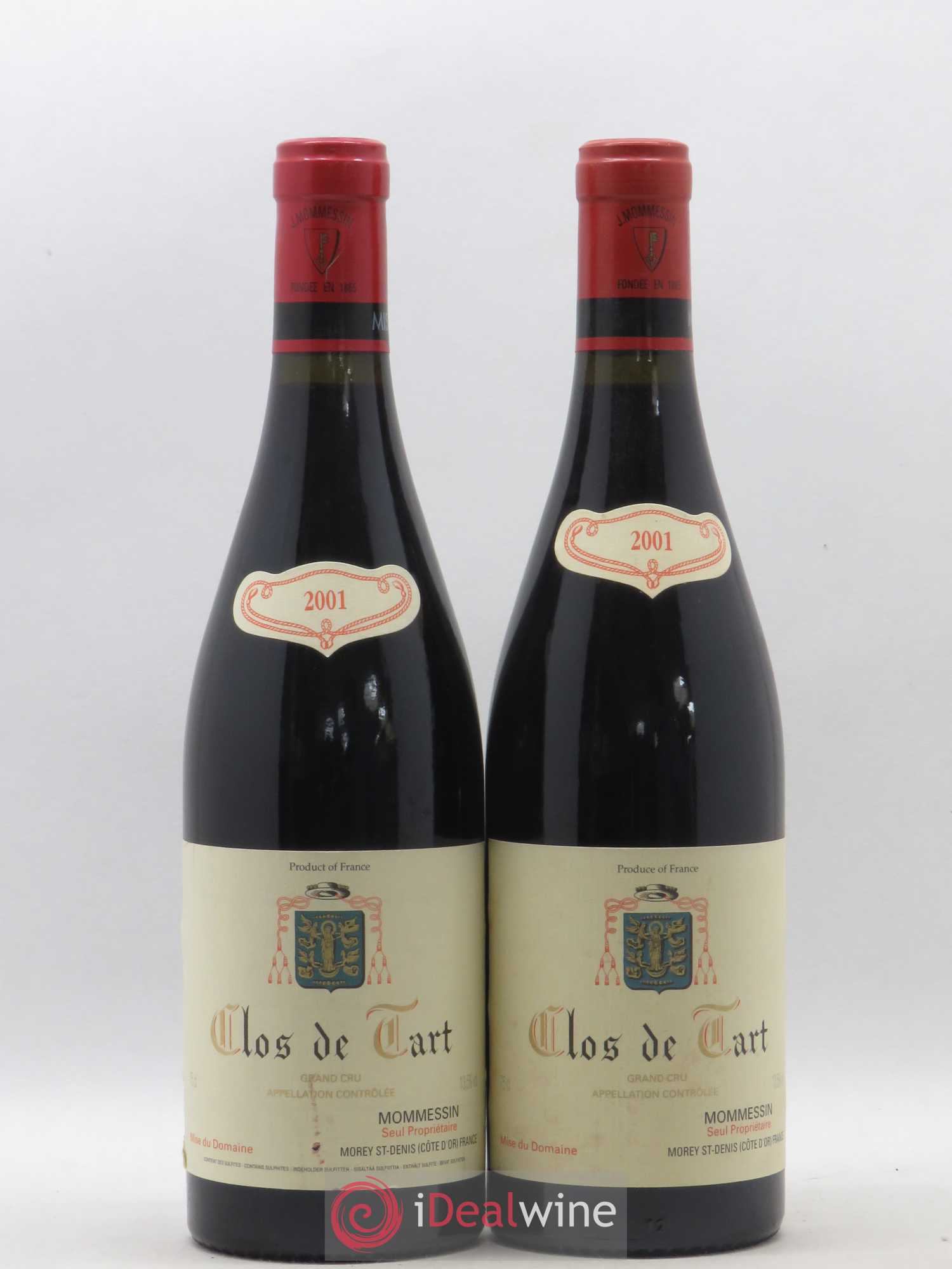 Clos de Tart Grand Cru Clos de Tart 2001 - Lot de 2 bouteilles - 0