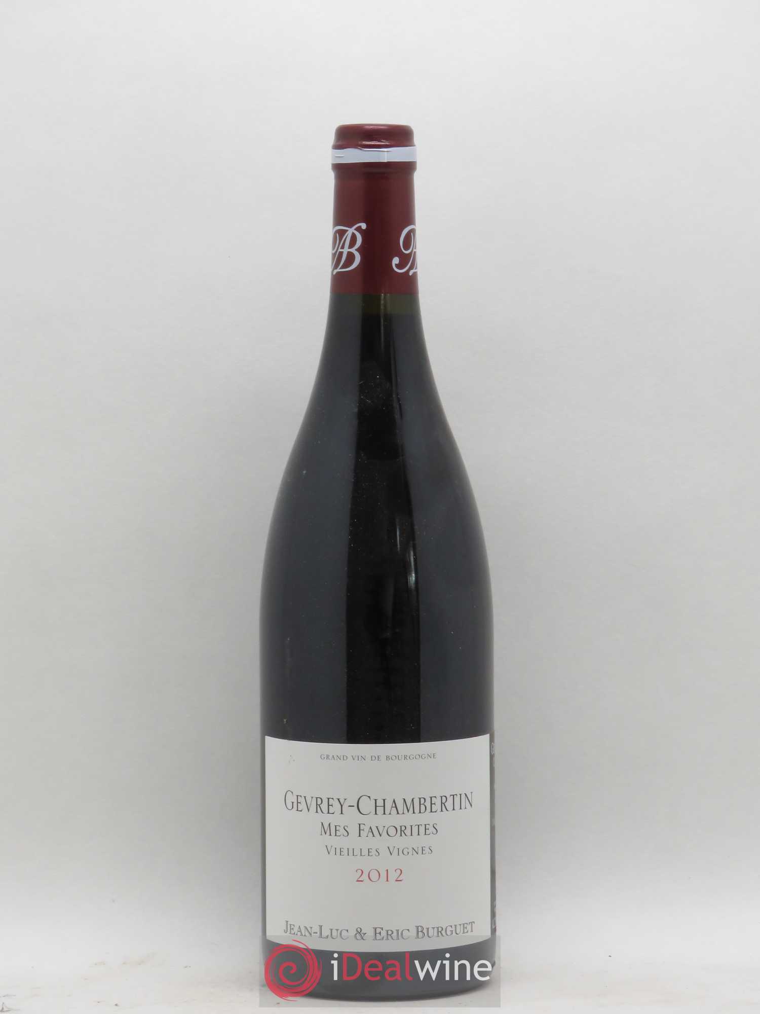 Gevrey-Chambertin Mes Favorites Vieilles vignes Domaine Alain Burguet 2012 - Posten von 1 Flasche - 0