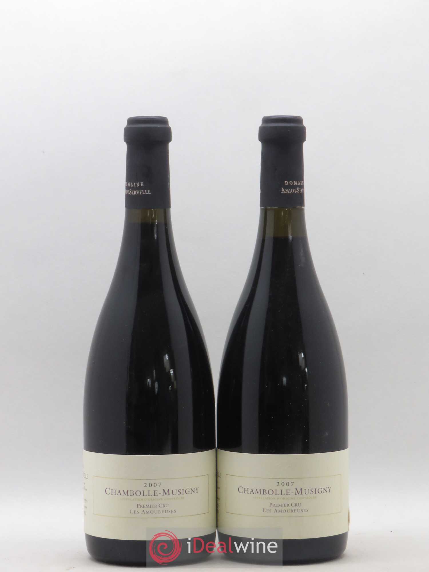 Chambolle-Musigny 1er Cru Les Amoureuses Amiot-Servelle 2007 - Lot de 2 bouteilles - 0