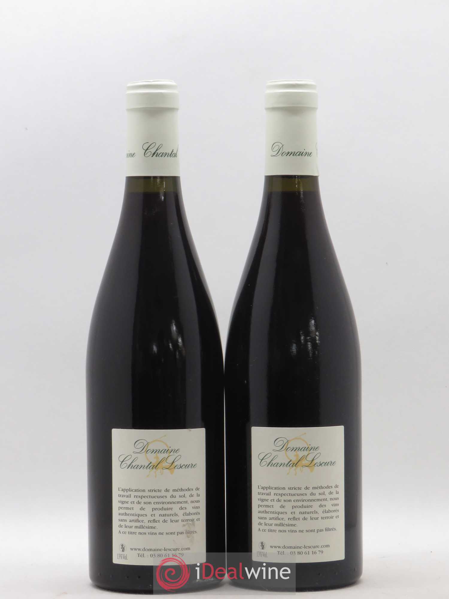 Clos de Vougeot Grand Cru Chantal Lescure 2007 - Lot de 2 bouteilles - 1