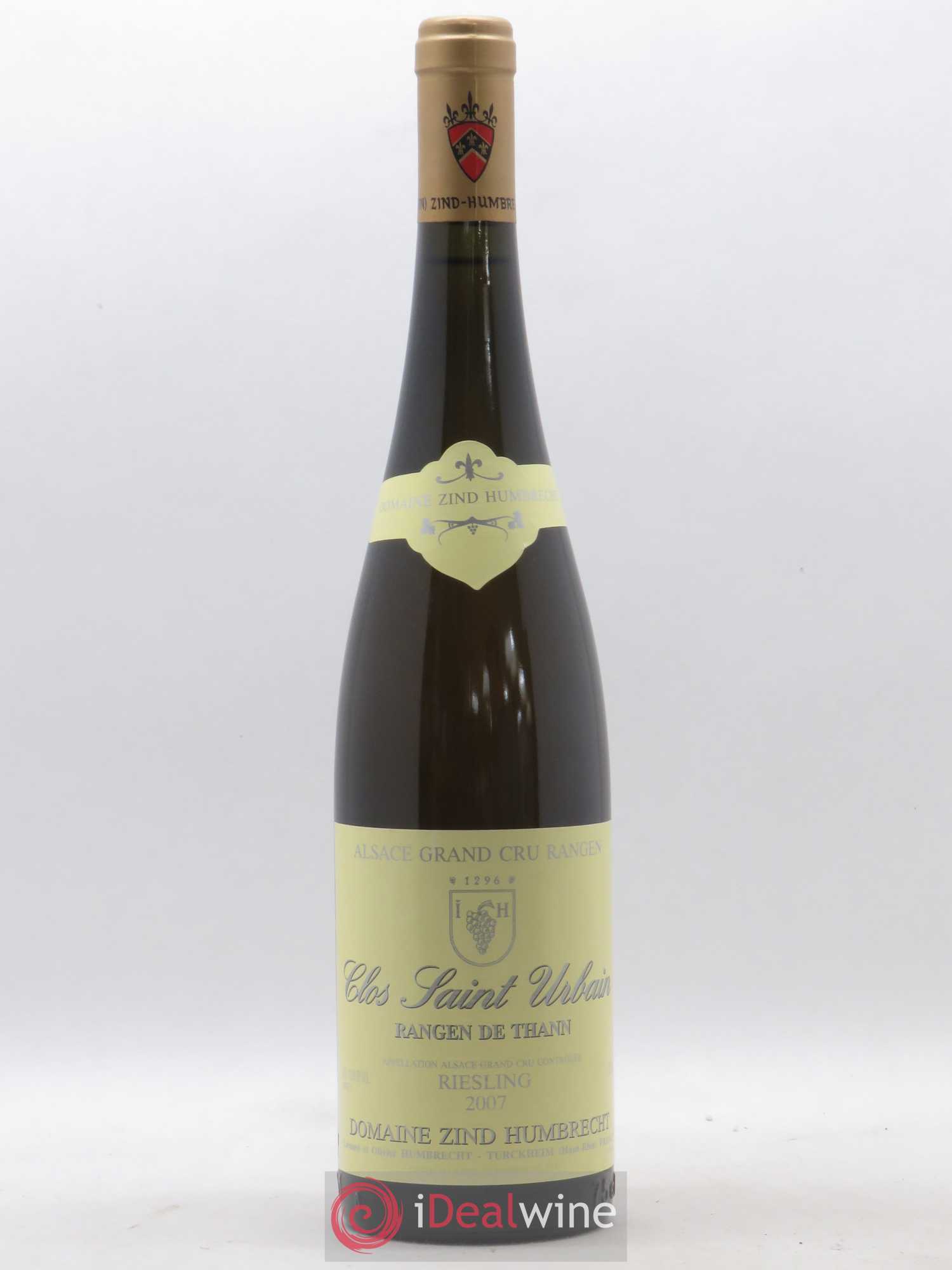 Alsace Riesling Grand Cru Rangen de Thann Clos Saint Urbain Zind-Humbrecht (Domaine) 2007 - Posten von 1 Flasche - 0