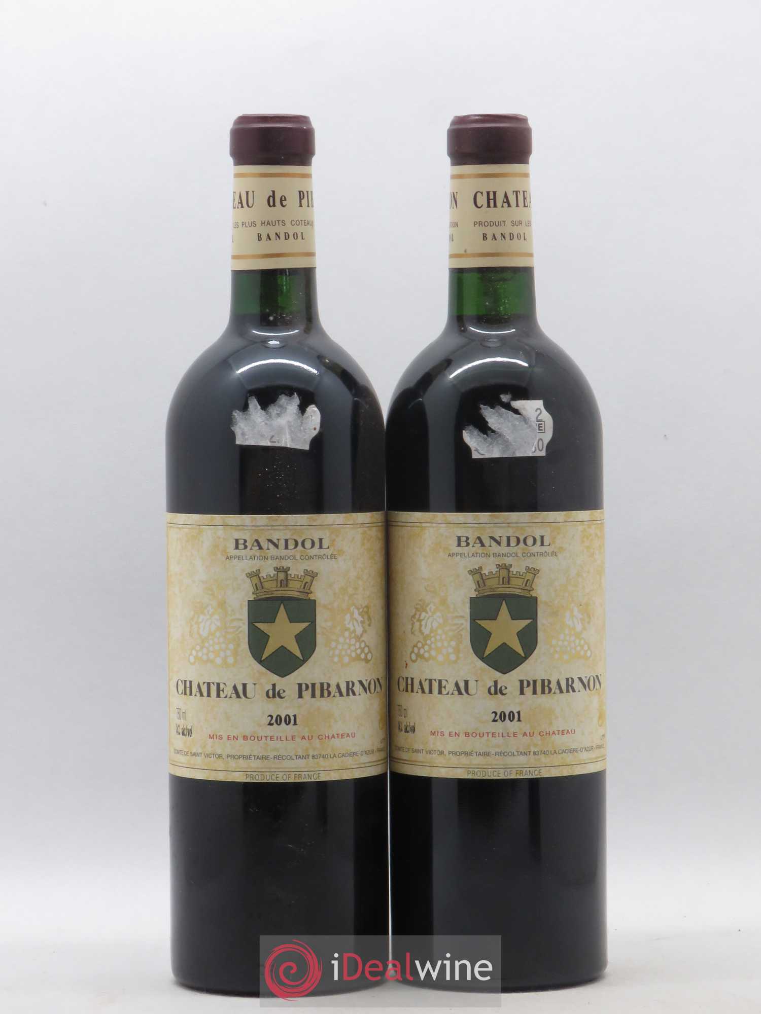 Bandol Château Pibaron 2001 - Posten von 2 Flaschen - 0