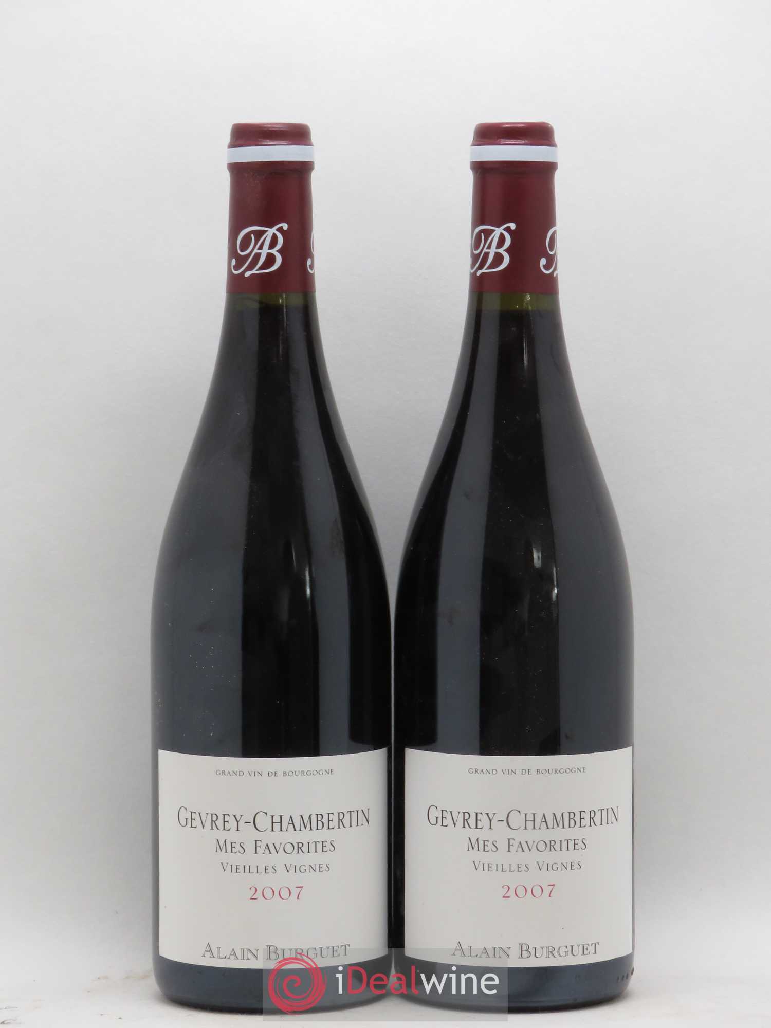 Gevrey-Chambertin Mes Favorites Vieilles vignes Domaine Alain Burguet 2007 - Posten von 2 Flaschen - 0