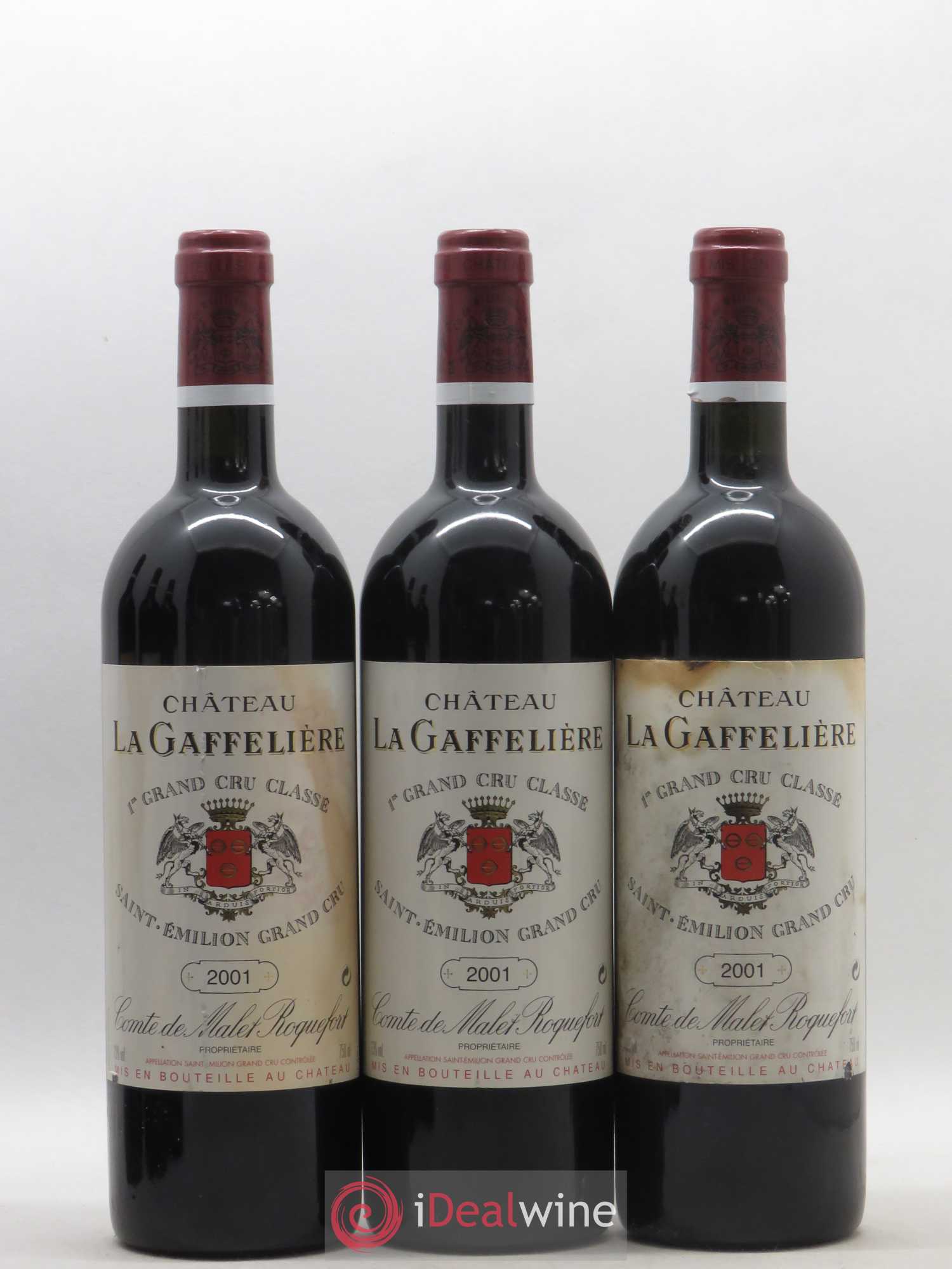 Château la Gaffelière 1er Grand Cru Classé B 2001 - Lot de 6 bouteilles - 1