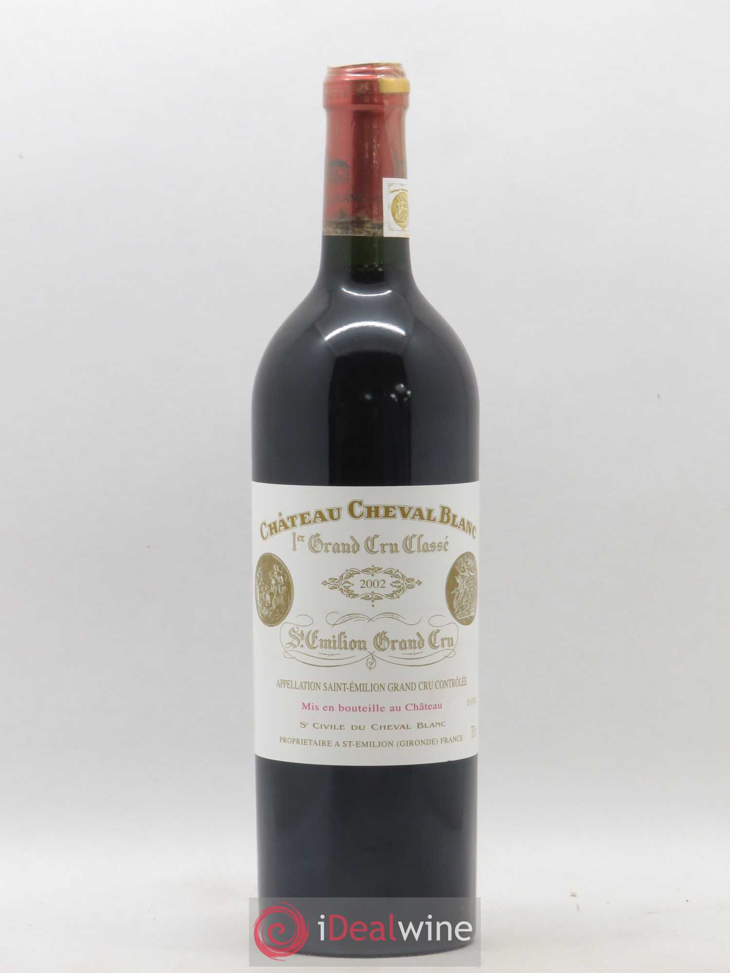 Château Cheval Blanc 1er Grand Cru Classé A 2002 - Lot de 1 bouteille - 0