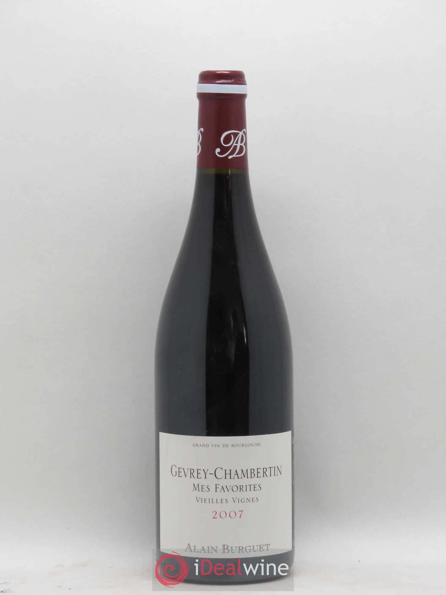 Gevrey-Chambertin Mes Favorites Vieilles vignes Domaine Alain Burguet 2007 - Posten von 1 Flasche - 0