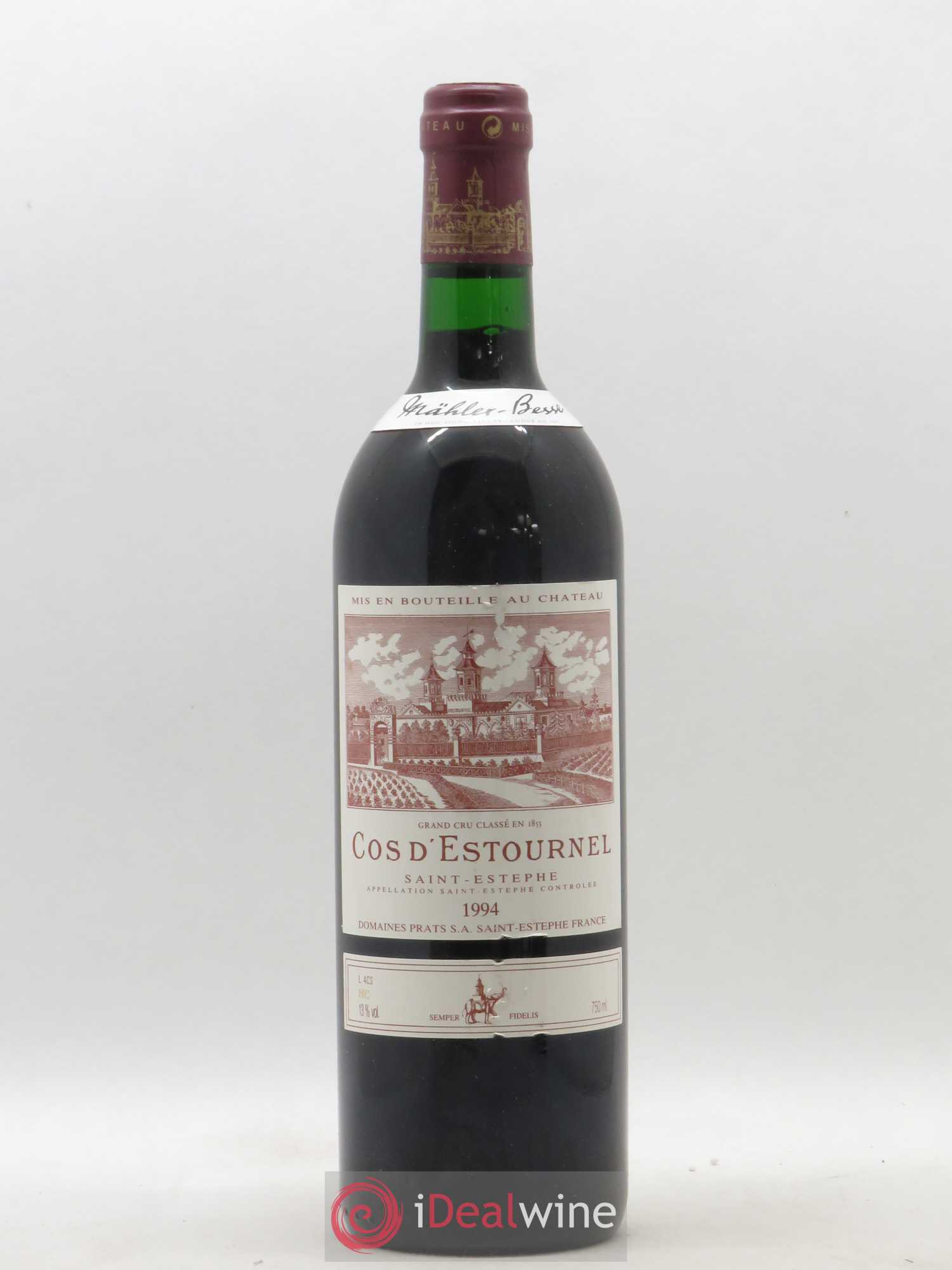 Cos d'Estournel 2ème Grand Cru Classé 1994 - Lot de 1 bouteille - 0