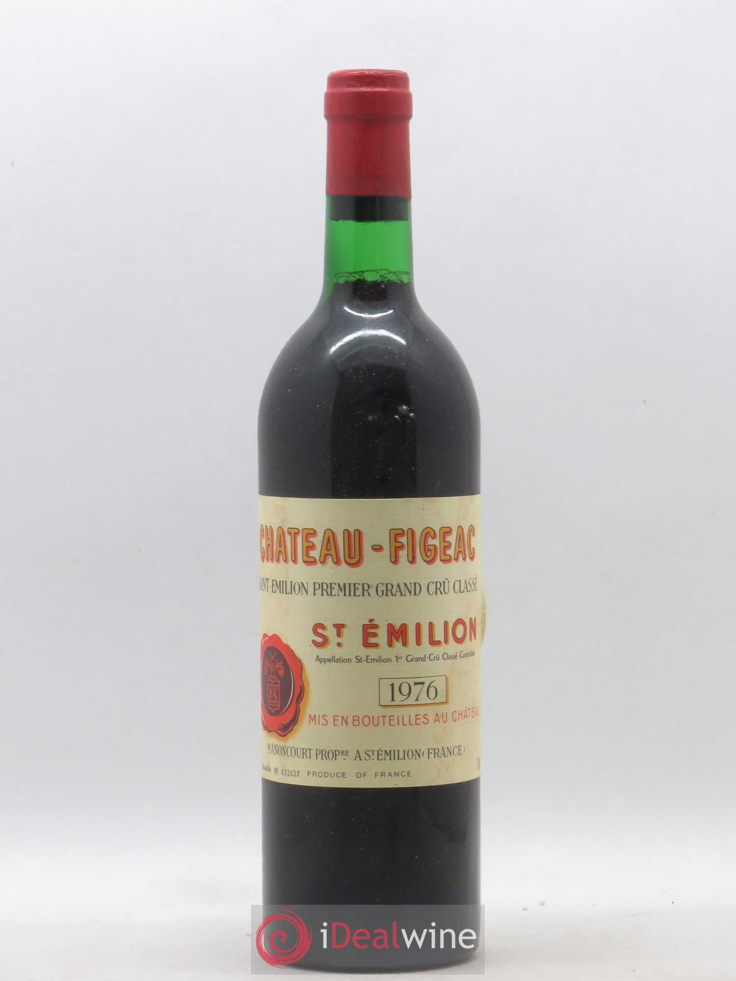Château Figeac 1er Grand Cru Classé A 1976 - Lot de 1 bouteille - 0