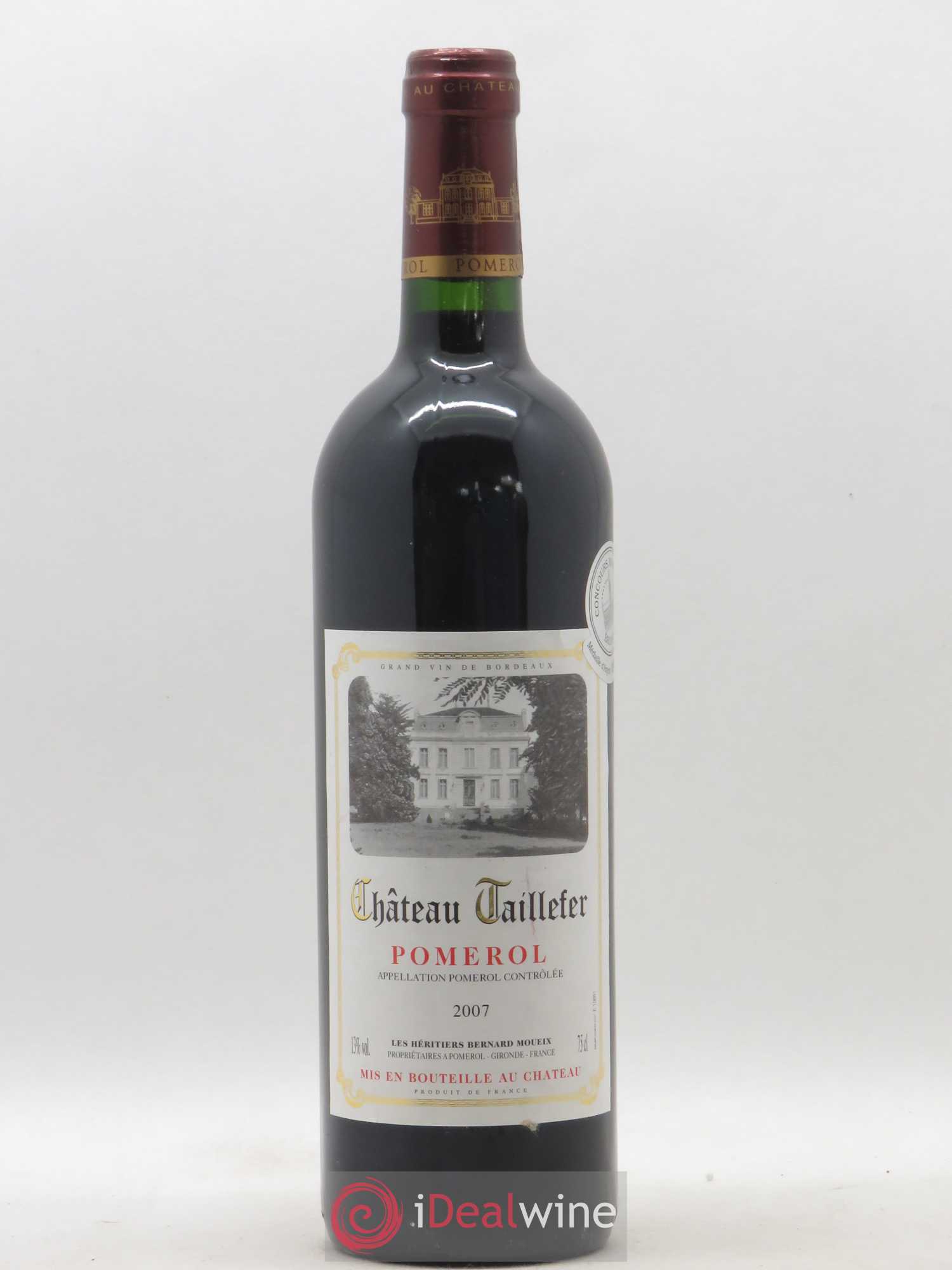 Château Taillefer 2007 - Lot de 1 bouteille - 0