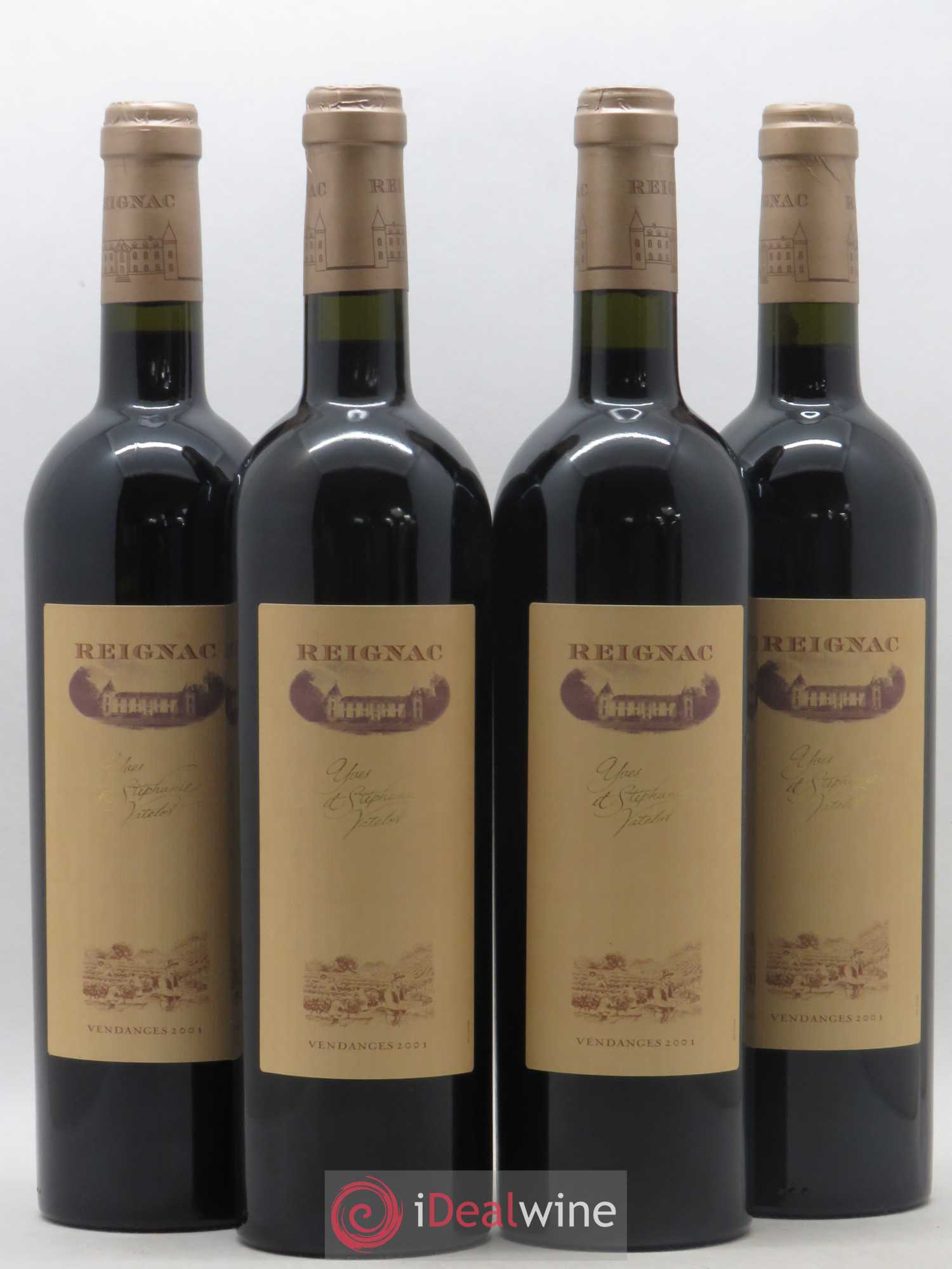 Grand vin de Reignac 2001 - Lot de 4 bouteilles - 0