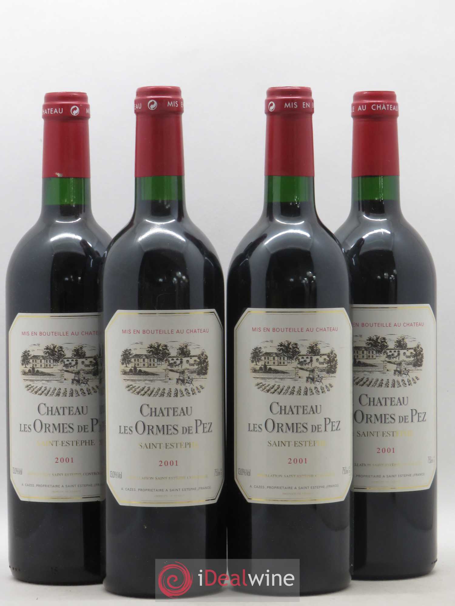 Château les Ormes de Pez 2001 - Lot de 4 bouteilles - 0