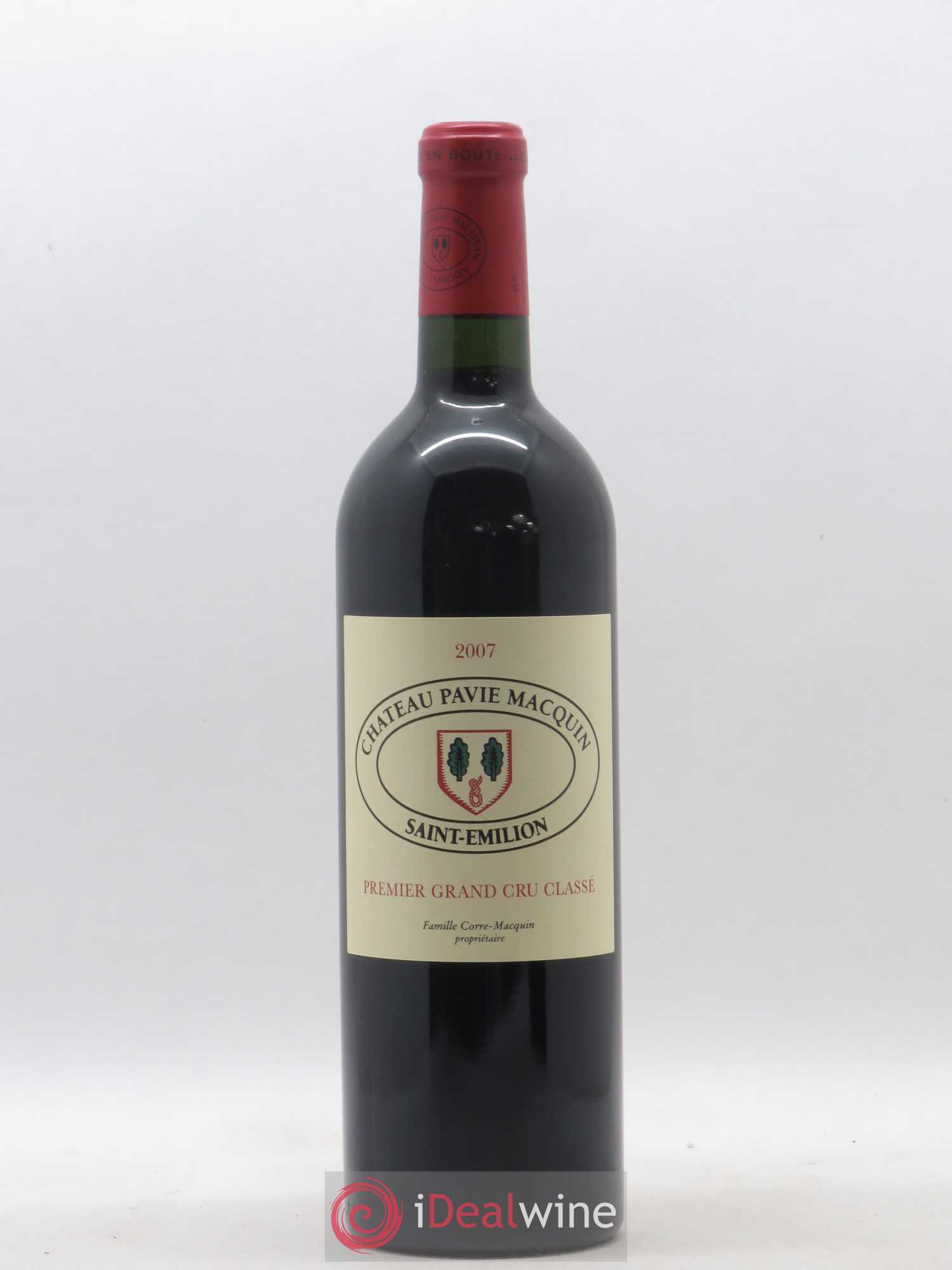 Château Pavie Macquin 1er Grand Cru Classé B 2007 - Lot de 1 bouteille - 0