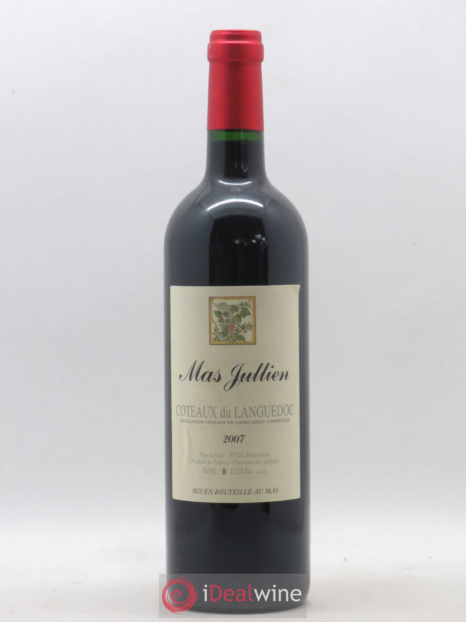 Terrasses du Larzac Mas Jullien Olivier Jullien 2007 - Lot de 1 bouteille - 0