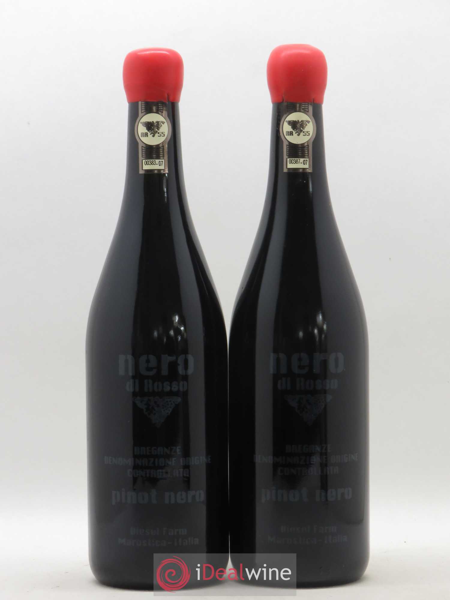 Italie Breganze DOC Nero di Rosso Pinot Nero Diesel Farm 2007 - Posten von 2 Flaschen - 0