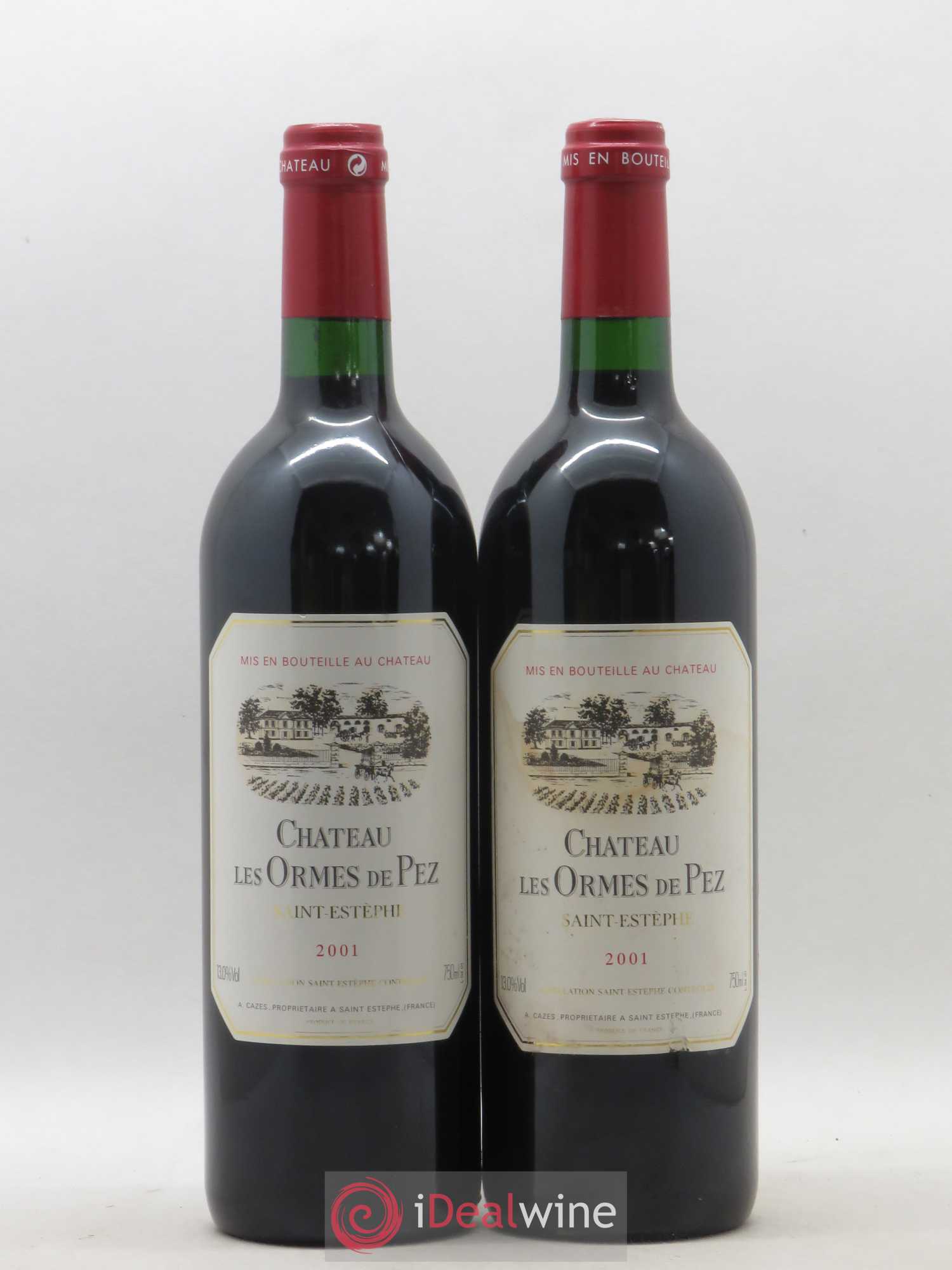 Château les Ormes de Pez 2001 - Lot de 2 bouteilles - 0