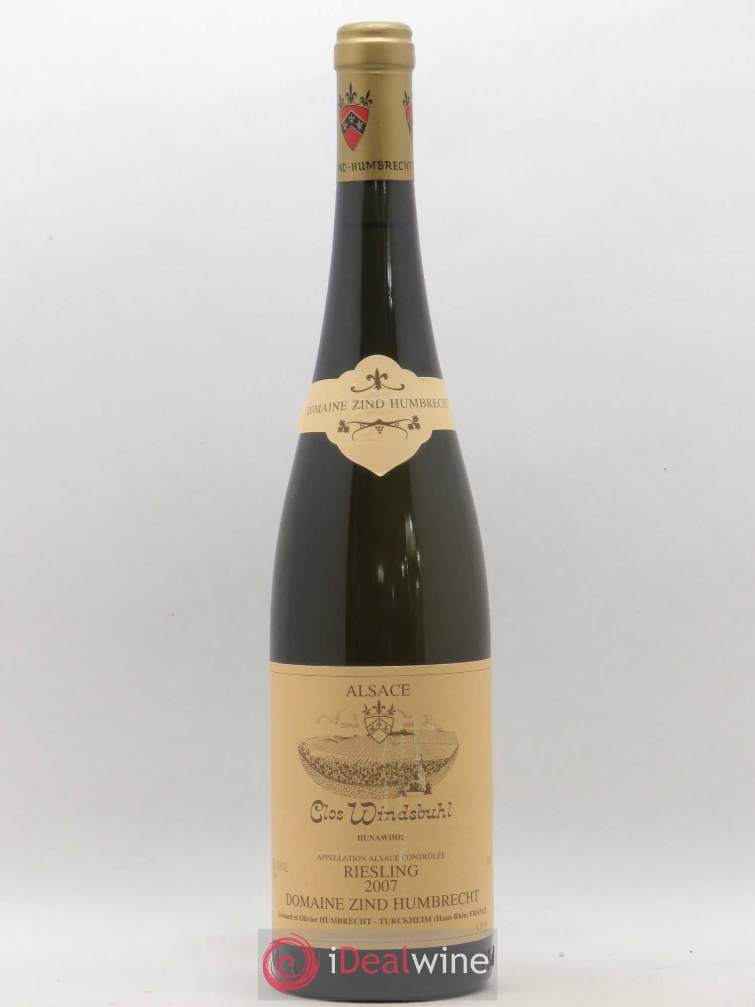 Alsace Riesling Clos Windsbuhl Zind-Humbrecht (Domaine) 2007 - Posten von 1 Flasche - 0