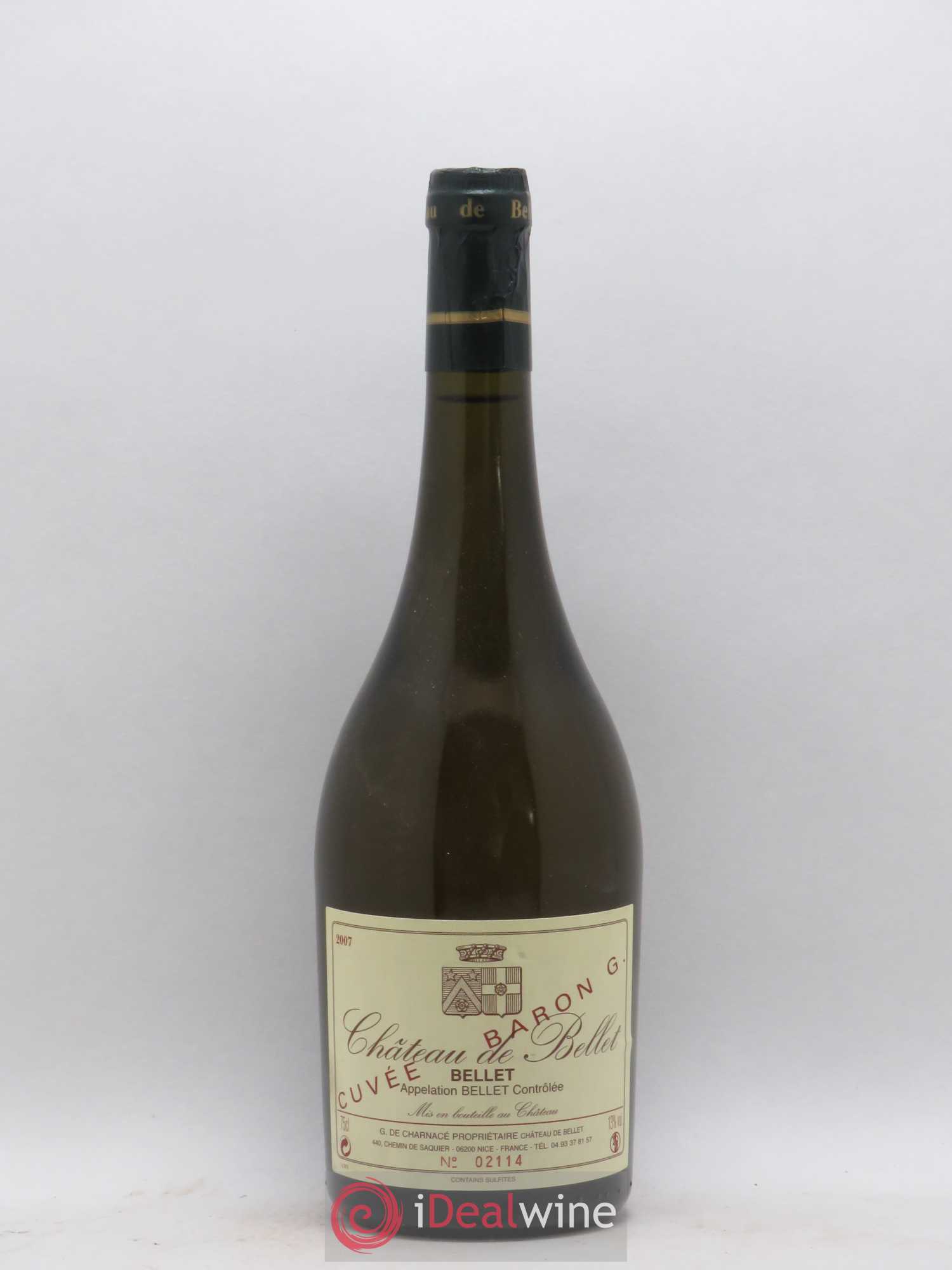Bellet Château de Bellet Baron G 2007 - Lot de 1 bouteille - 0