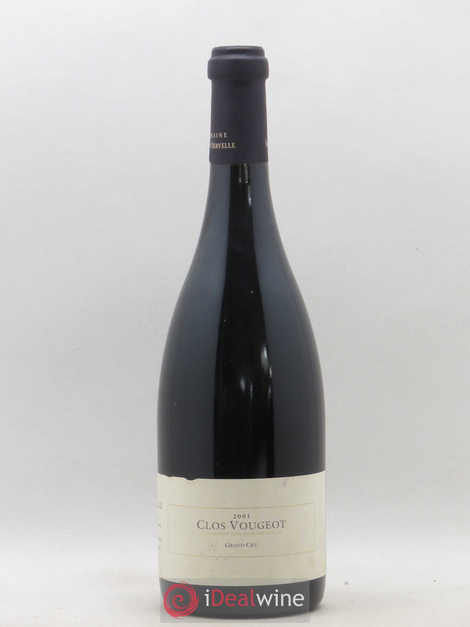 Clos de Vougeot Grand Cru Amiot-Servelle 2001 - Lot de 1 bouteille - 0