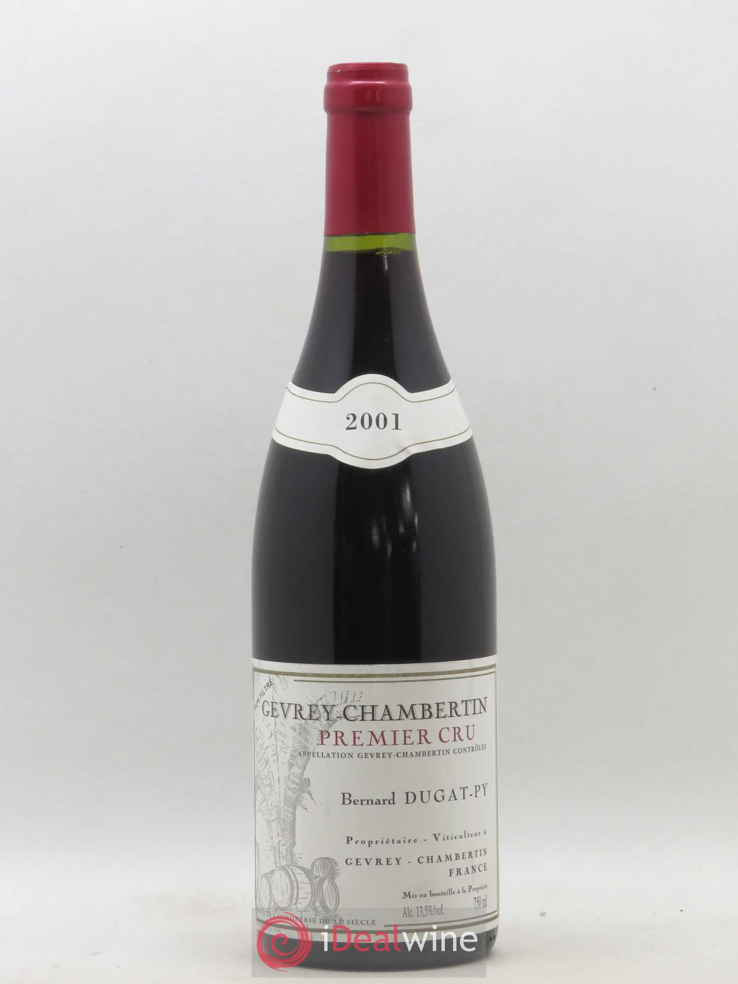 Gevrey-Chambertin 1er Cru Dugat-Py 2001 - Lot de 1 bouteille - 0